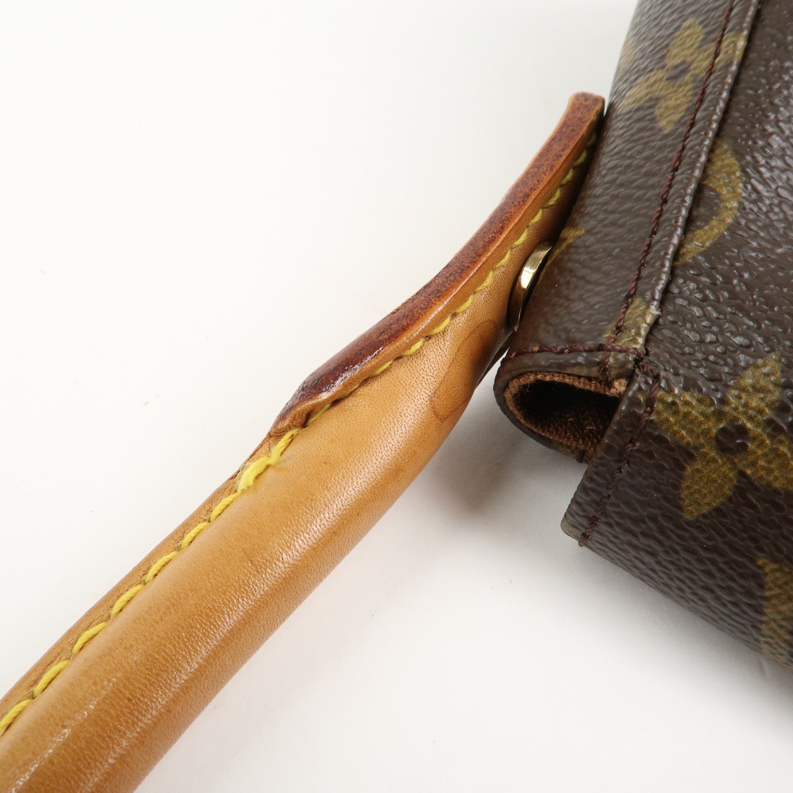 Louis Vuitton Monogram Mini Looping Shoulder Bag Brown M51147 Used