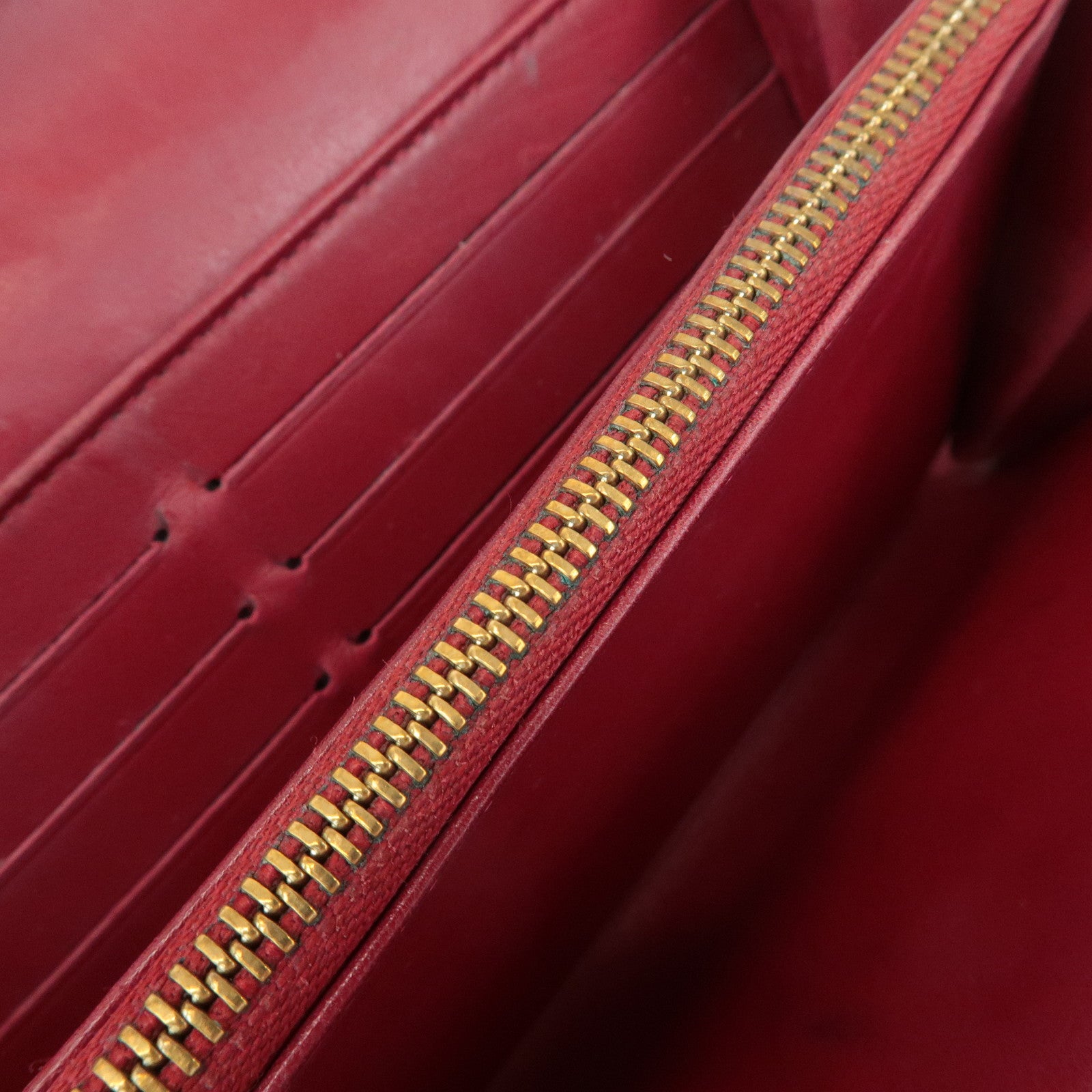 Louis Vuitton Monogram Vernis Leather Wallet Pomme d'Amour M93530 Used