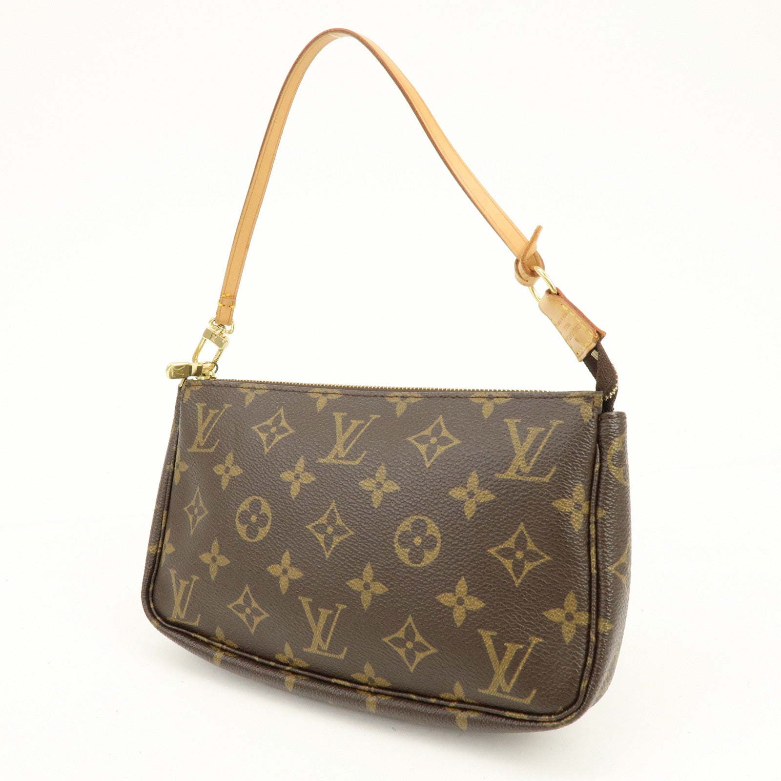 Louis Vuitton Monogram Pochette Accessoires Pouch Hand Bag M51980