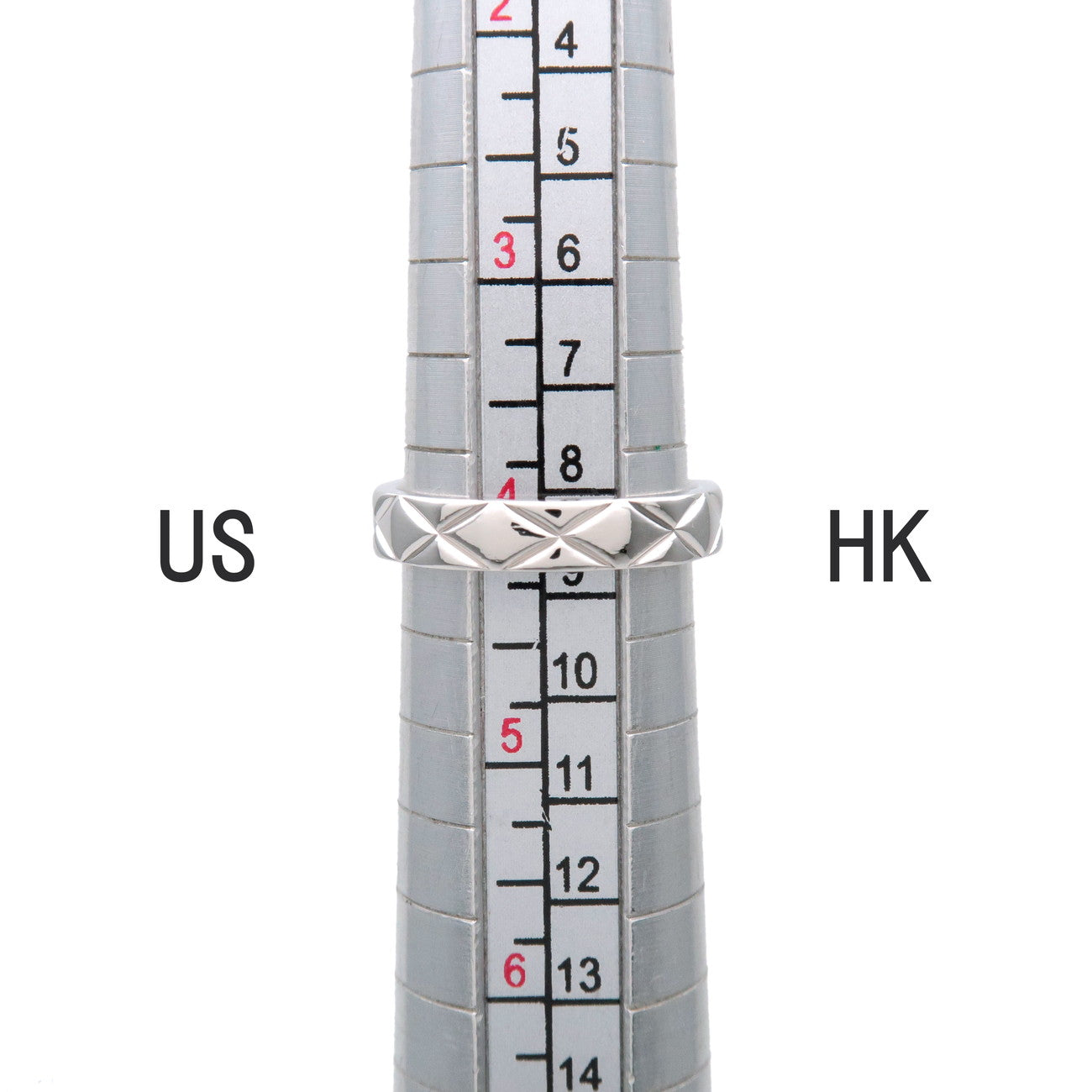 CHANEL Matelasse Ring PT950 Platinum US4 EU47 HK8 J2820