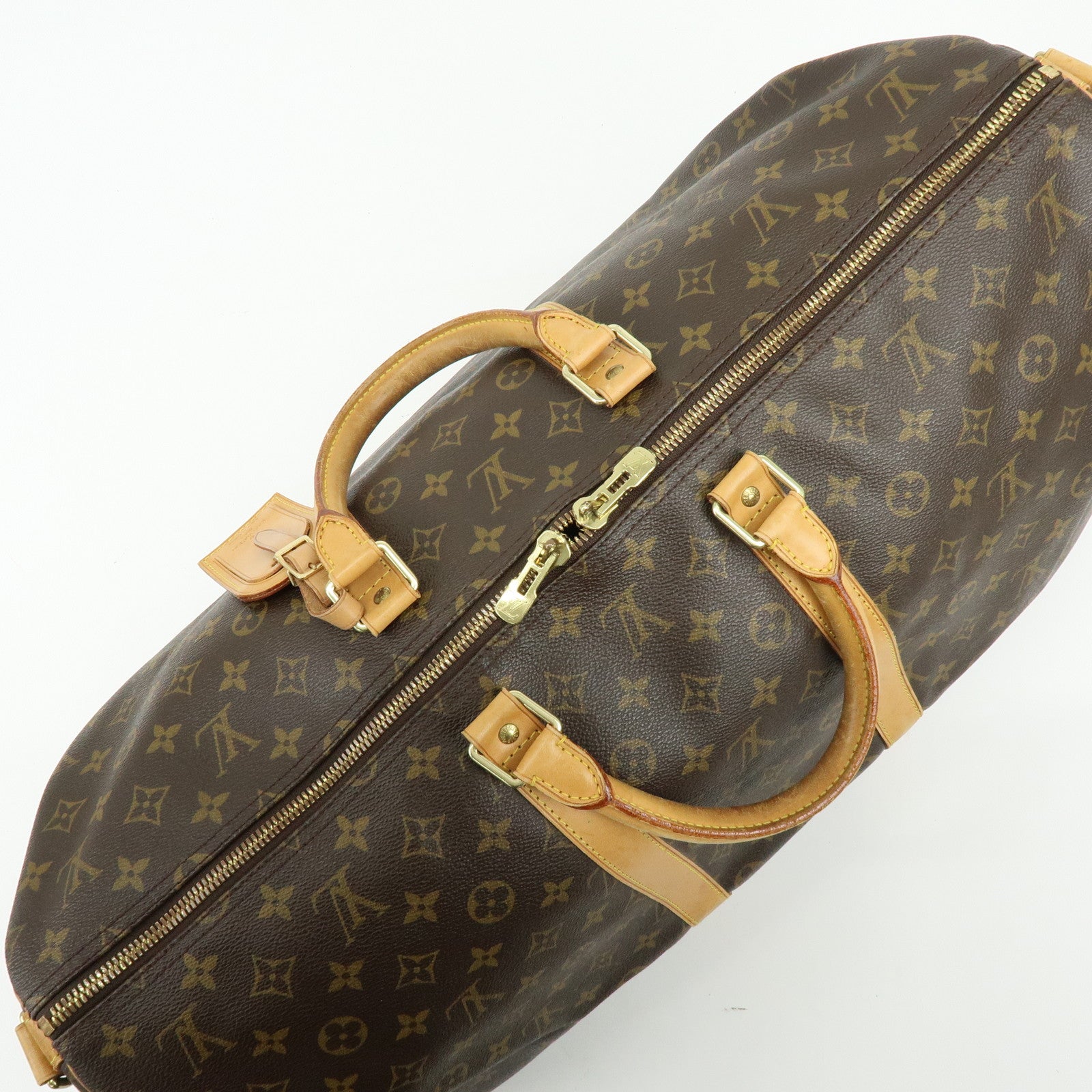 Louis Vuitton Monogram Keep All Bandouliere 50 Boston Bag M41416