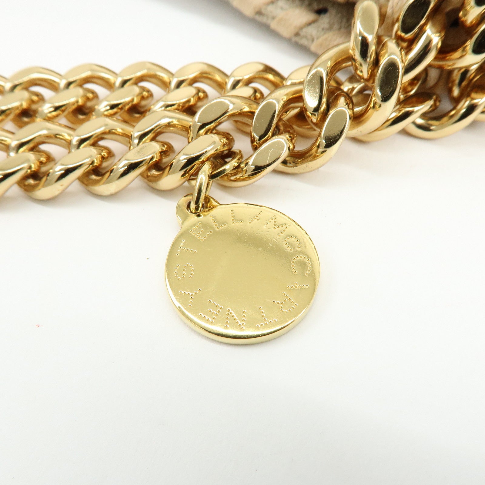 STELLA MCCARTNEY Polyester Shoulder Bag Crossbody Bag Beige