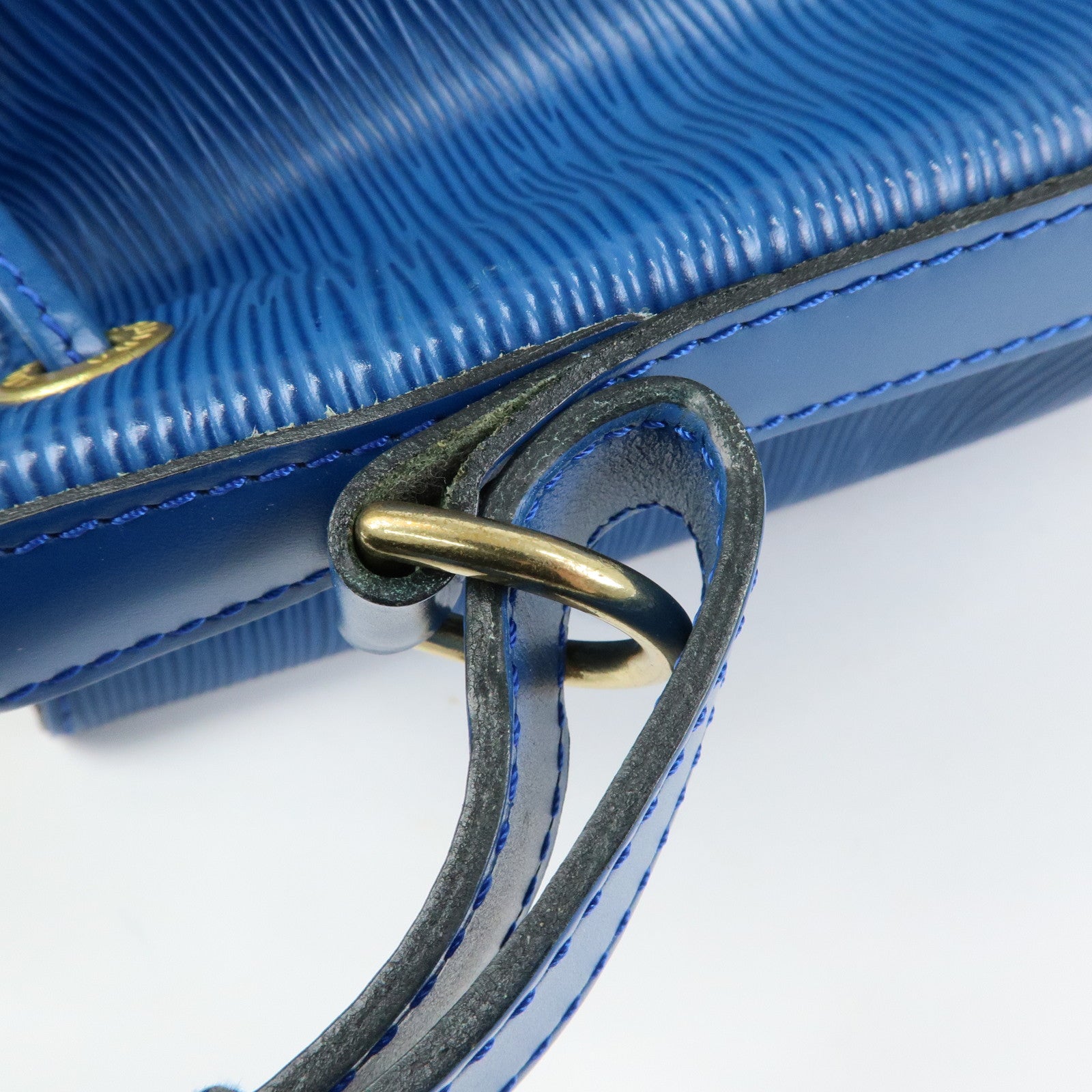 Louis Vuitton Epi Petit Noe Shoulder Hand Bag Toledo Blue M44105