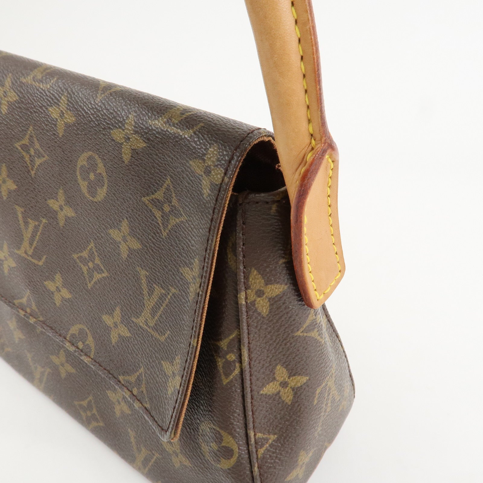 Louis Vuitton Monogram Mini Looping Shoulder Bag Brown M51147