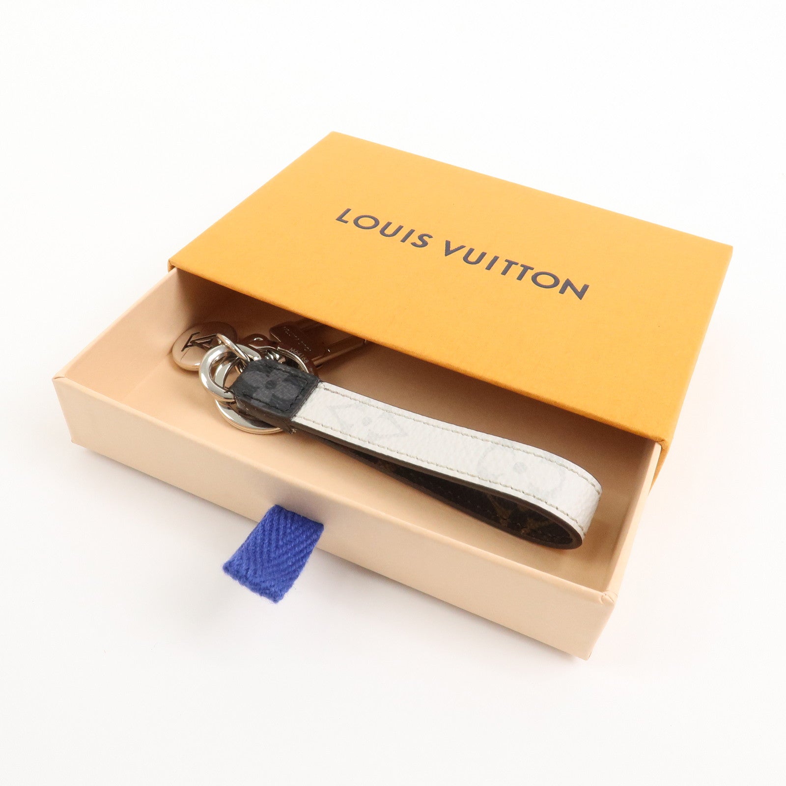 Louis Vuitton Monogram Porte Cles Dragonne Key Chain M64168