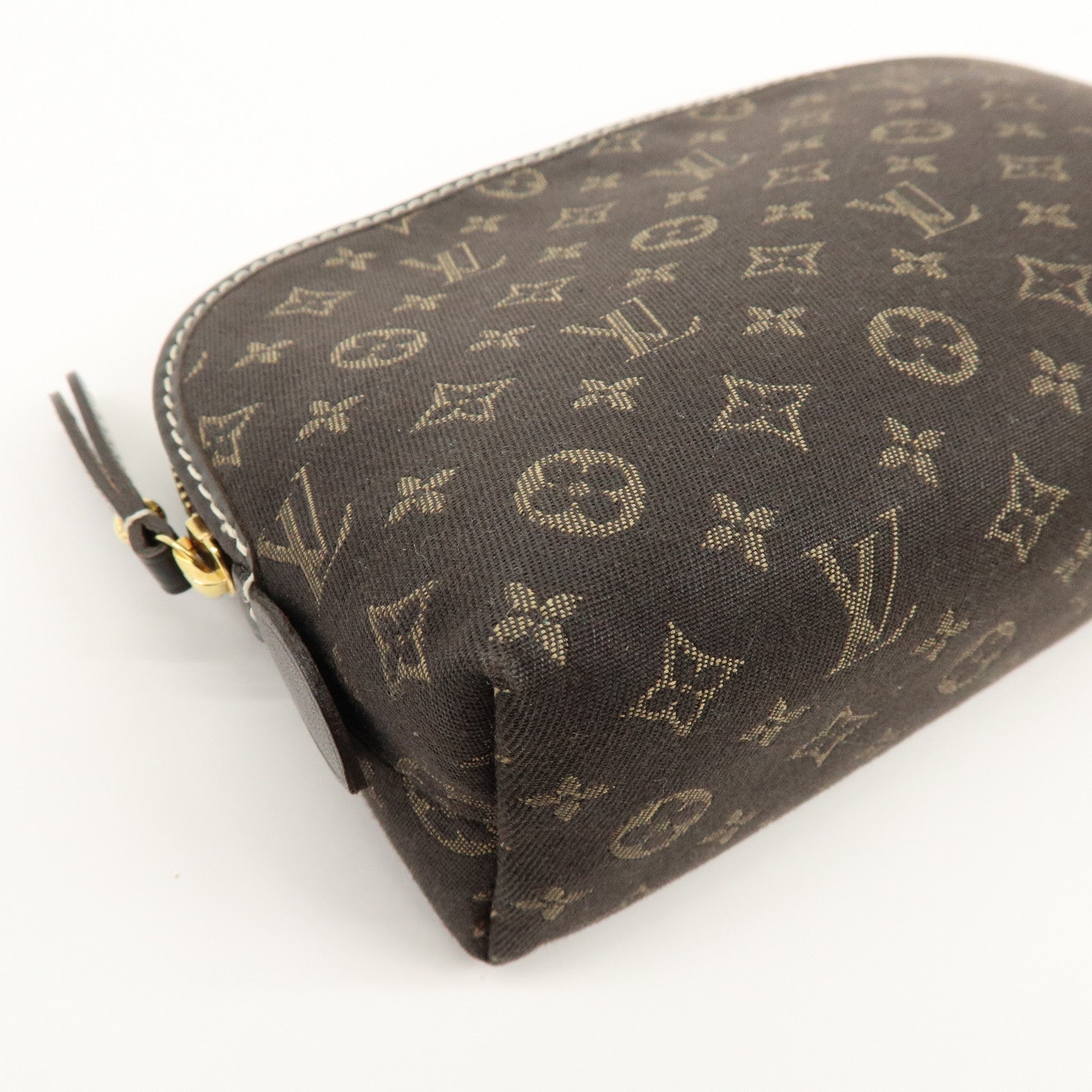 Louis Vuitton Monogram Idylle Pochette Cosmetic Pouch Fusain M40375