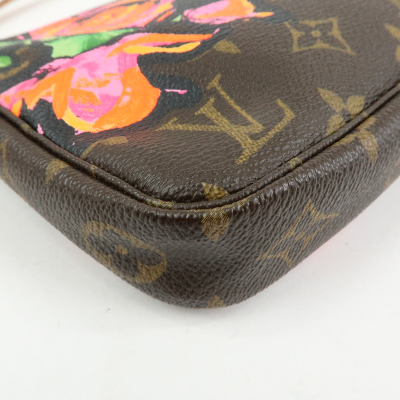 Louis Vuitton Monogram Rose Pochette Accessoires Pouch M48615