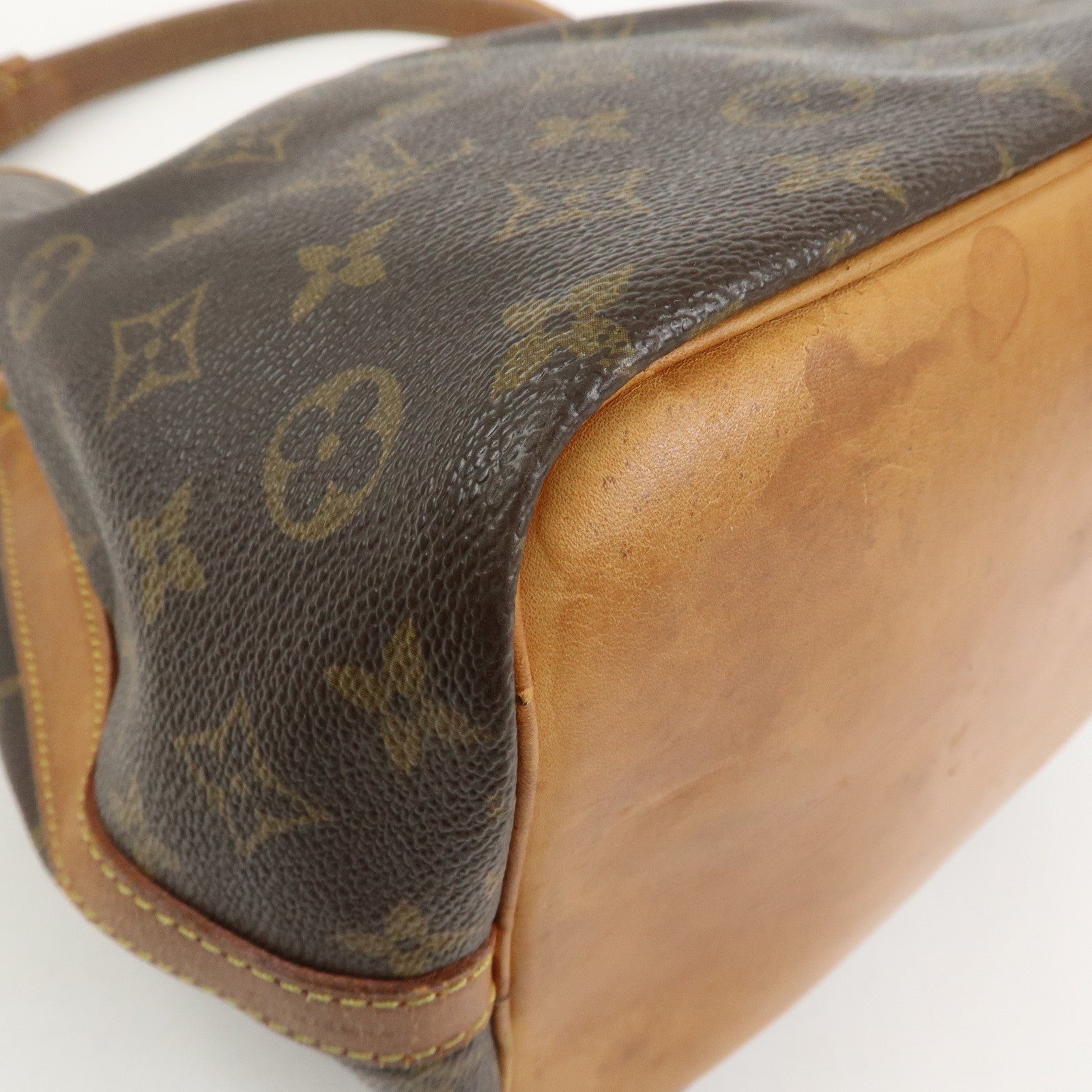 Louis Vuitton Monogram Petit Noe Shoulder Bag Brown M42226