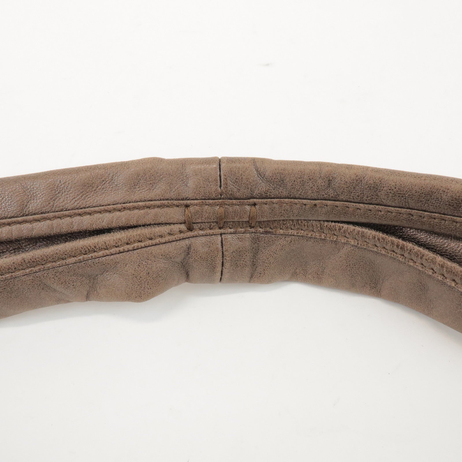 LOEWE Anagram Leather Shoulder Bag Hand Bag Bronze