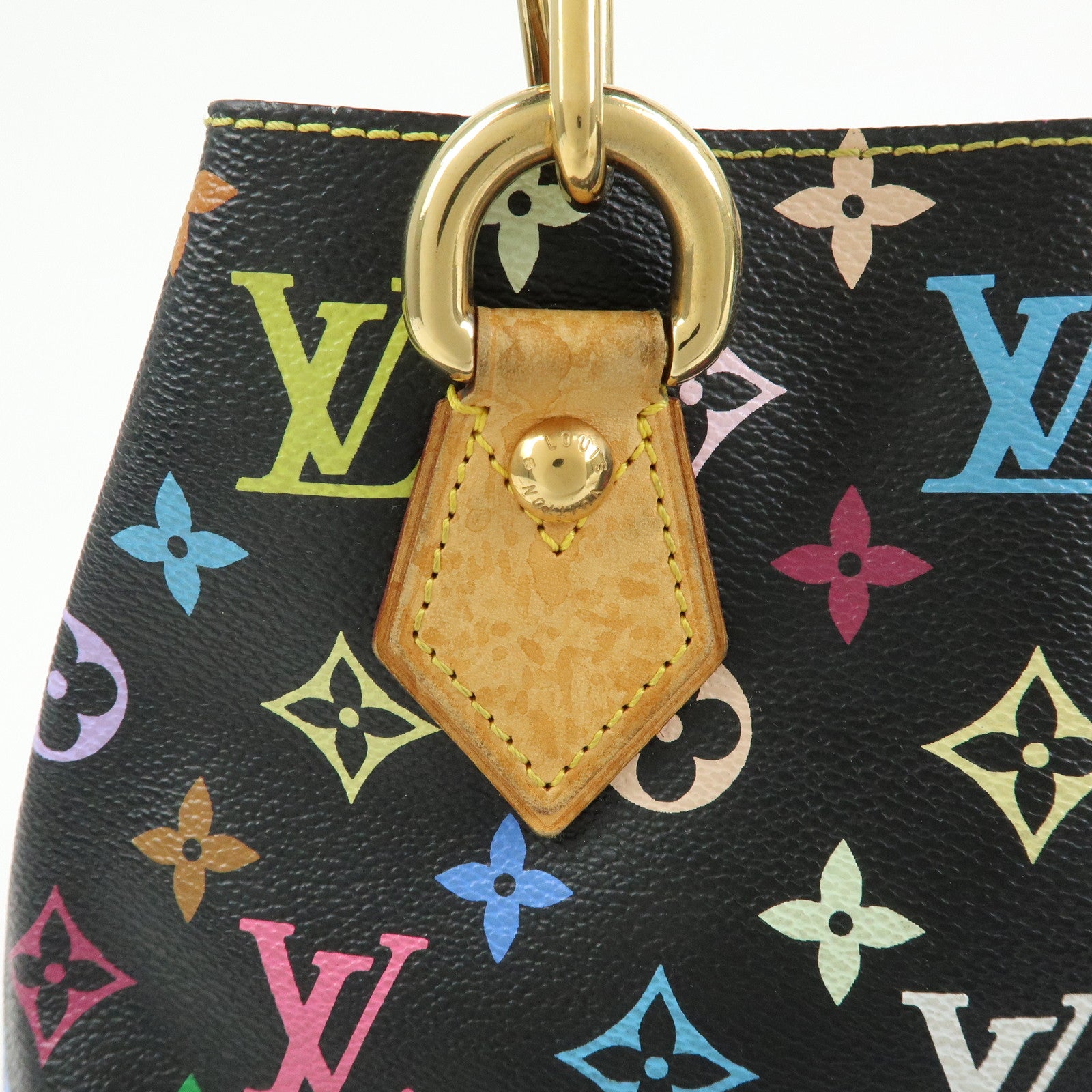 Louis Vuitton Monogram Multicolor Audra Hand Bag Noir Black M40048