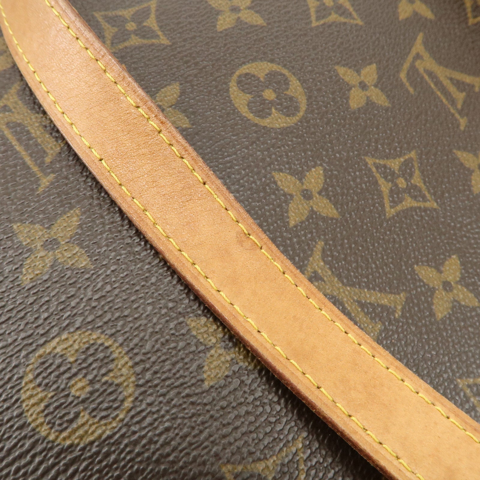 Louis Vuitton Monogram Luco Tote Bag Hand Bag Brown M51155 Used