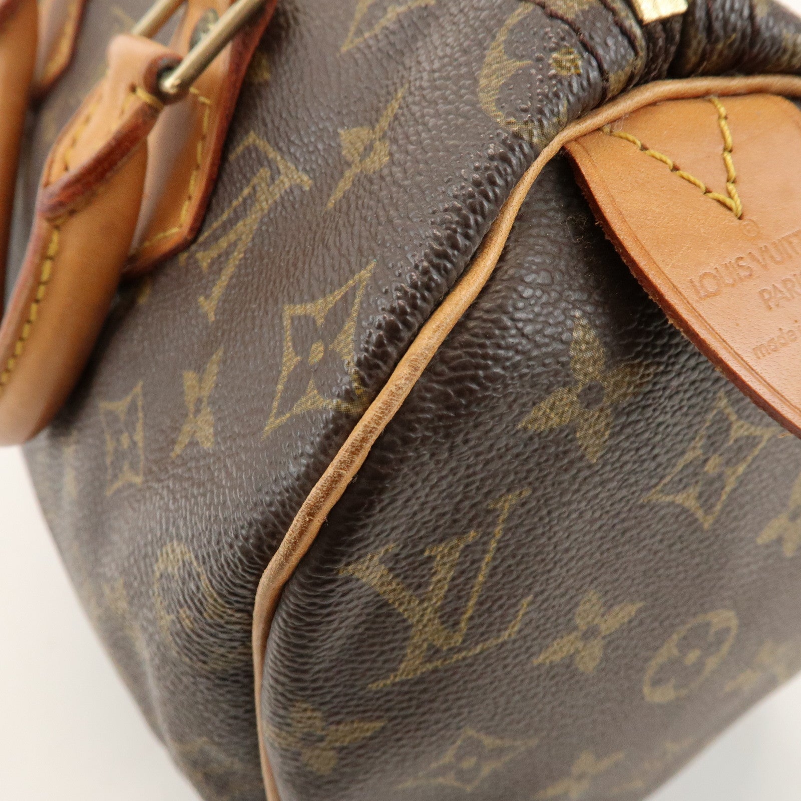 Louis Vuitton Monogram Speedy 25 Boston Bag Hand Bag Brown M41528
