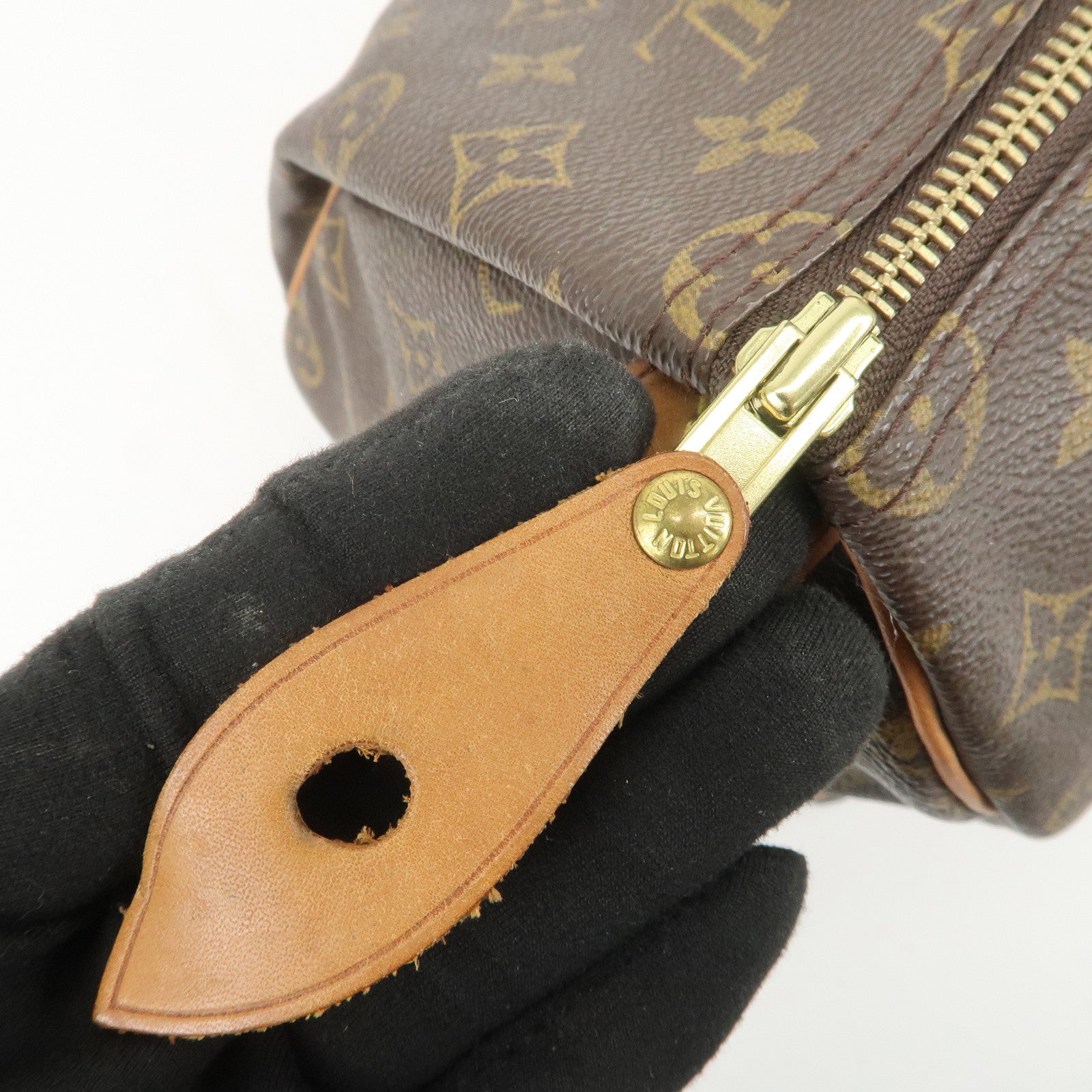 Louis Vuitton Monogram Speedy 35 Boston Bag Hand Bag M41524