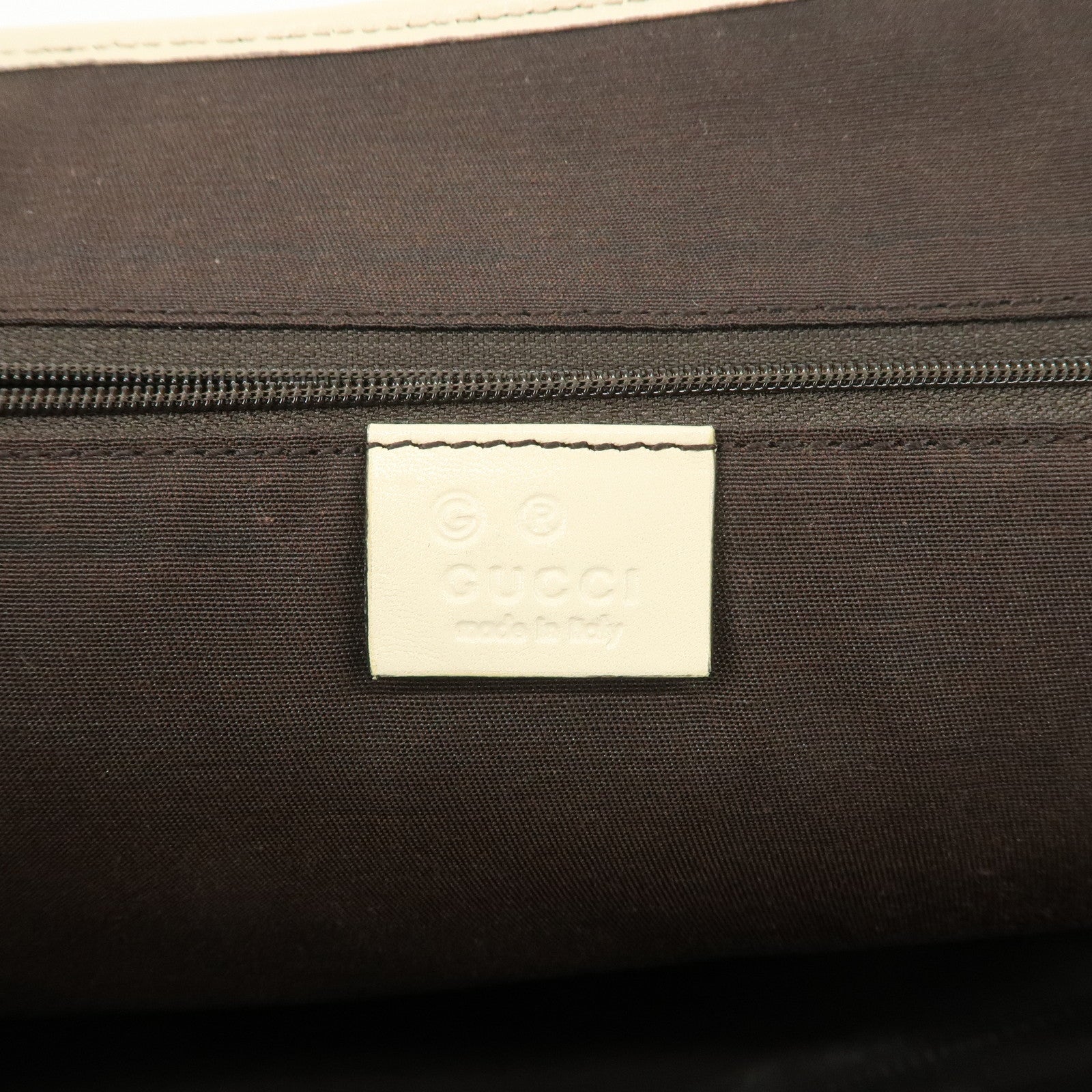 GUCCI Interlocking G Denim Leather Tote Bag Shoulder Bag Blue 257245 Used