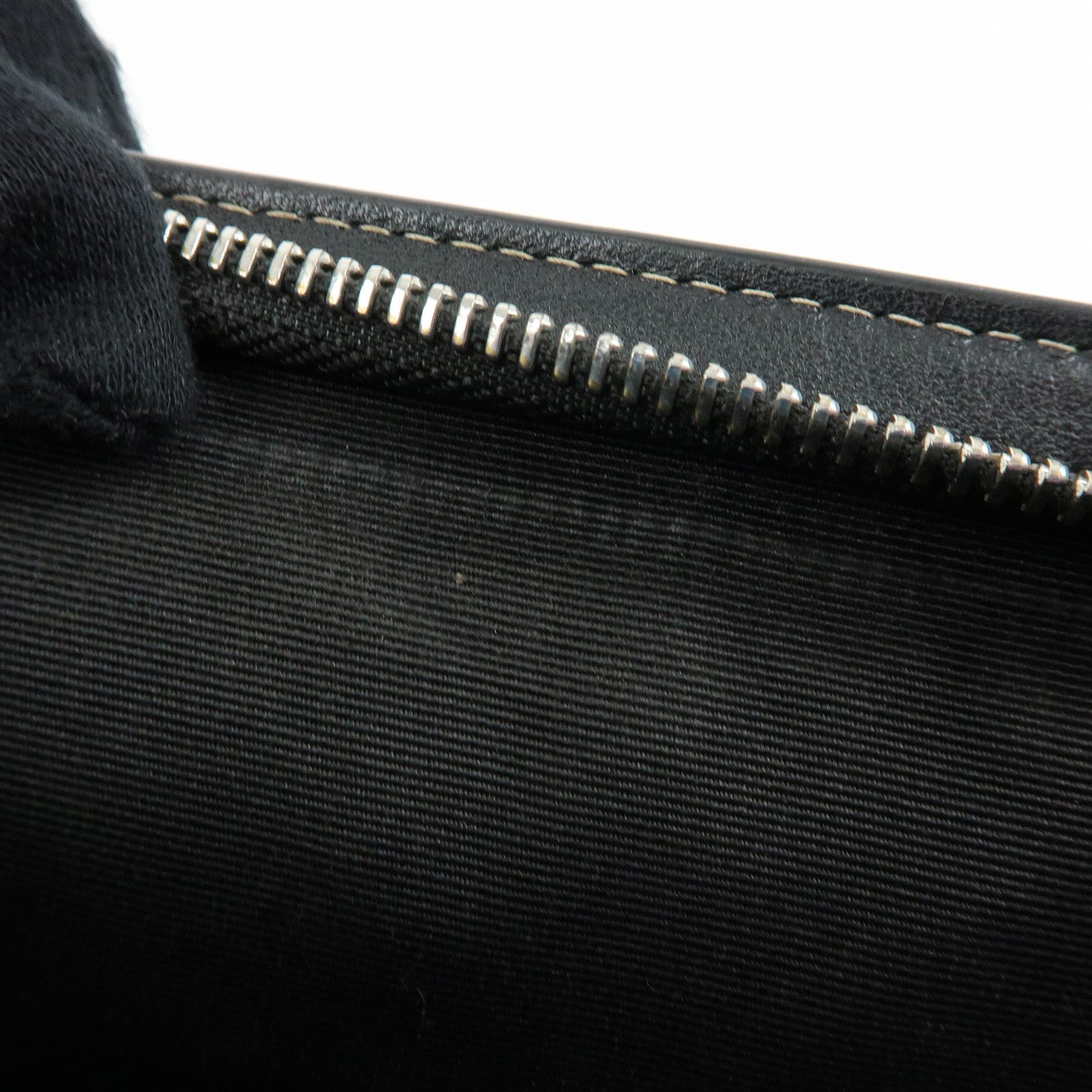 BURBERRY PVC Clutch Bag Flat Pouch Hand Bag Brown Black Ivory