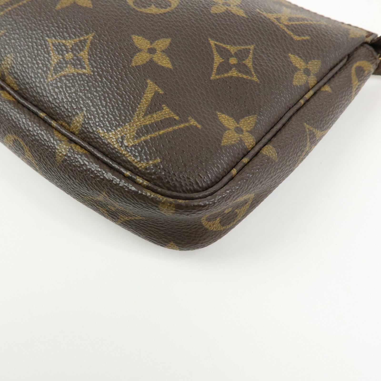 Louis Vuitton Monogram Pochette Accessoires Pouch Hand Bag M51980