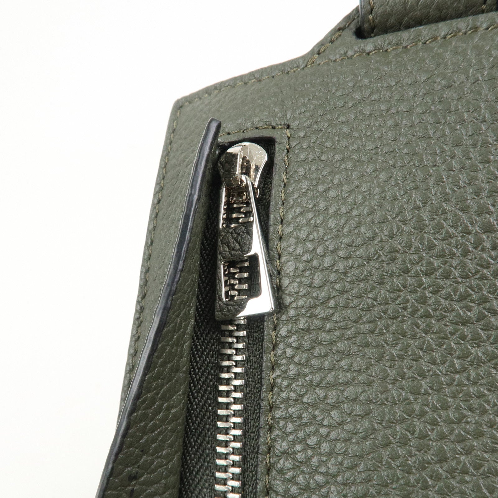 LOEWE Anagram Vertical T Pocket Cross Body Bag Shoulder Bag Green