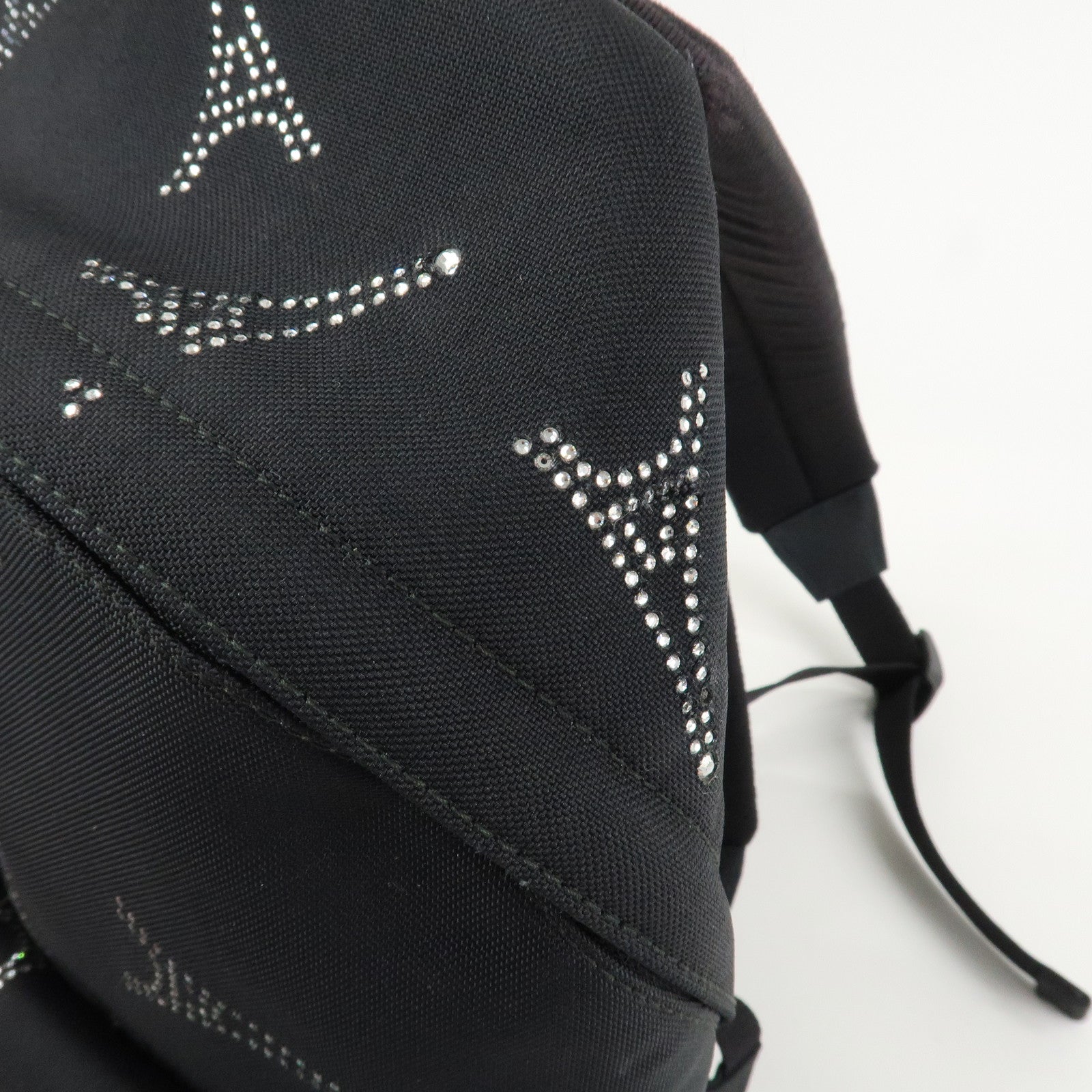 BALENCIAGA Explore Nylon Backpack Eiffel Tower Black 558163