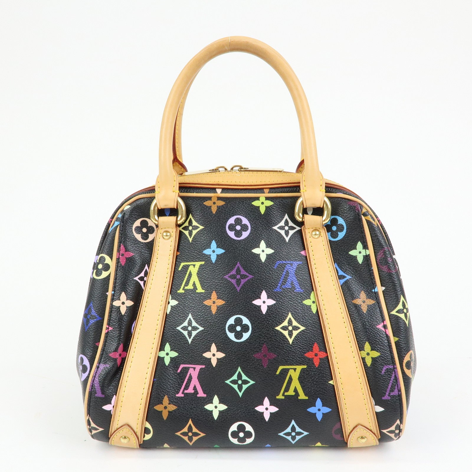 Louis Vuitton Monogram Multicolor Priscilla Hand Bag Noir M40097