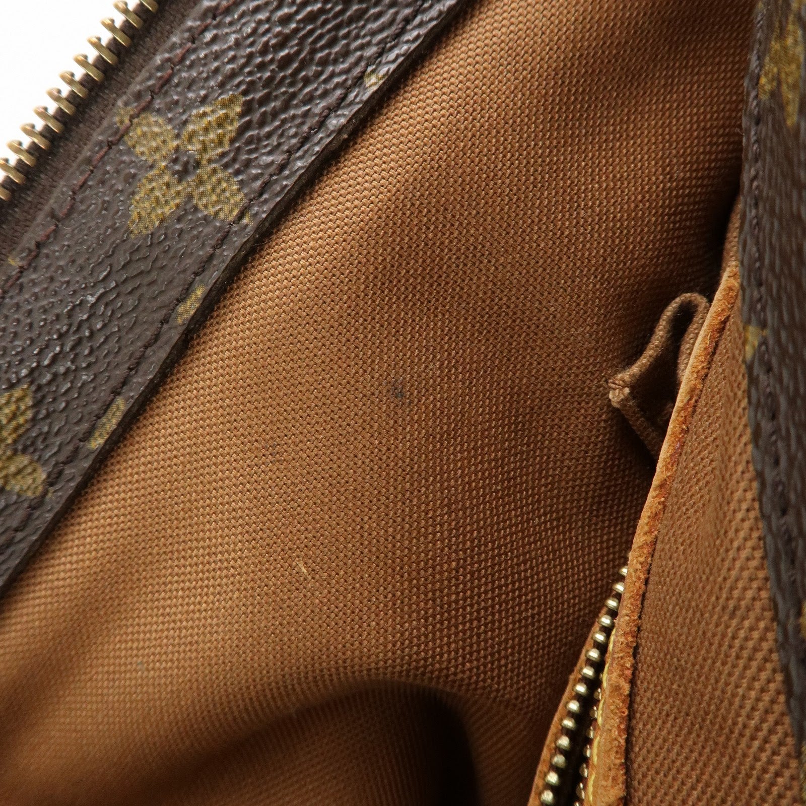 Louis Vuitton Monogram Canvas Cabas Piano Tote Bag Hand Bag M51148 Used