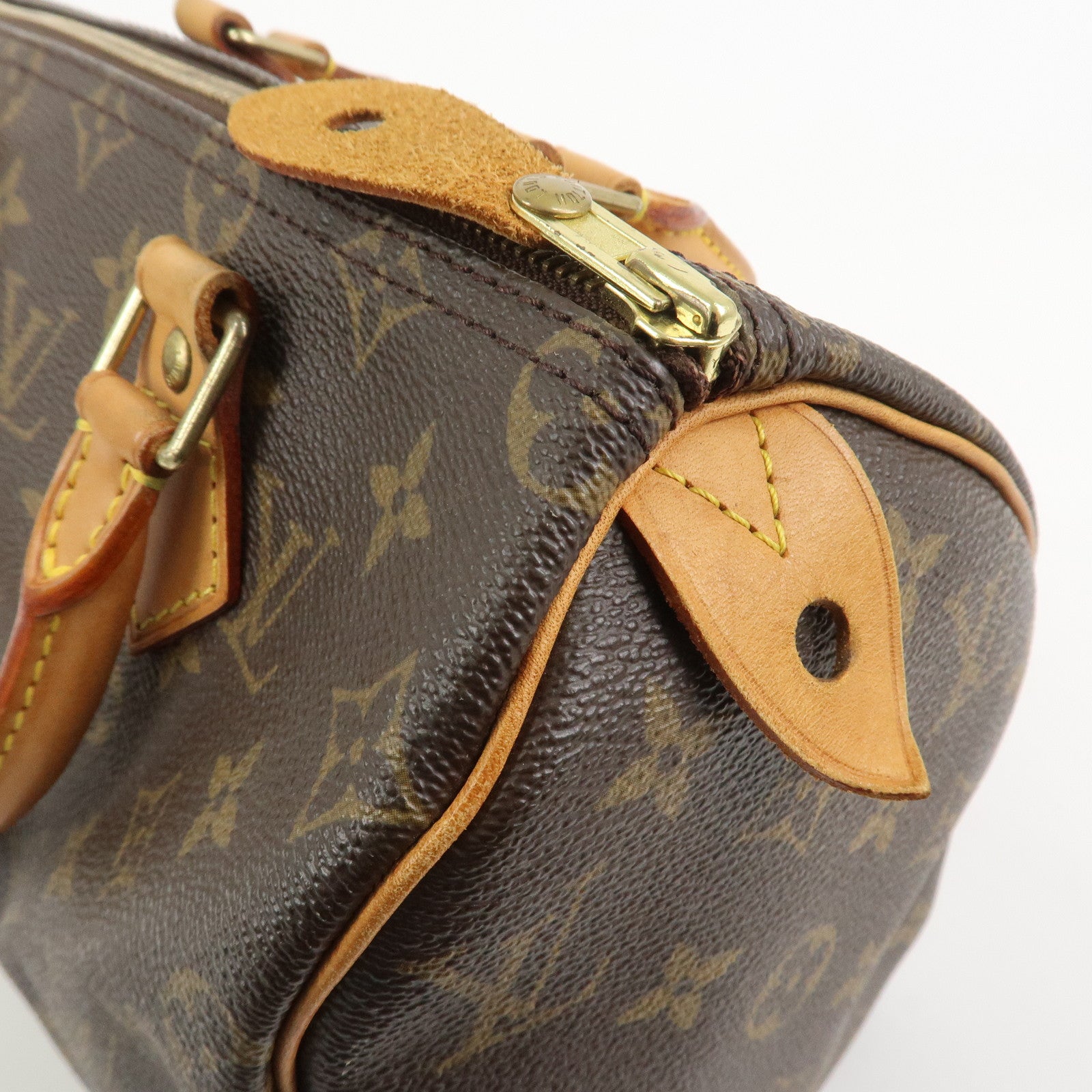 Louis Vuitton Monogram Speedy 25 Boston Bag Hand Bag Brown M41528
