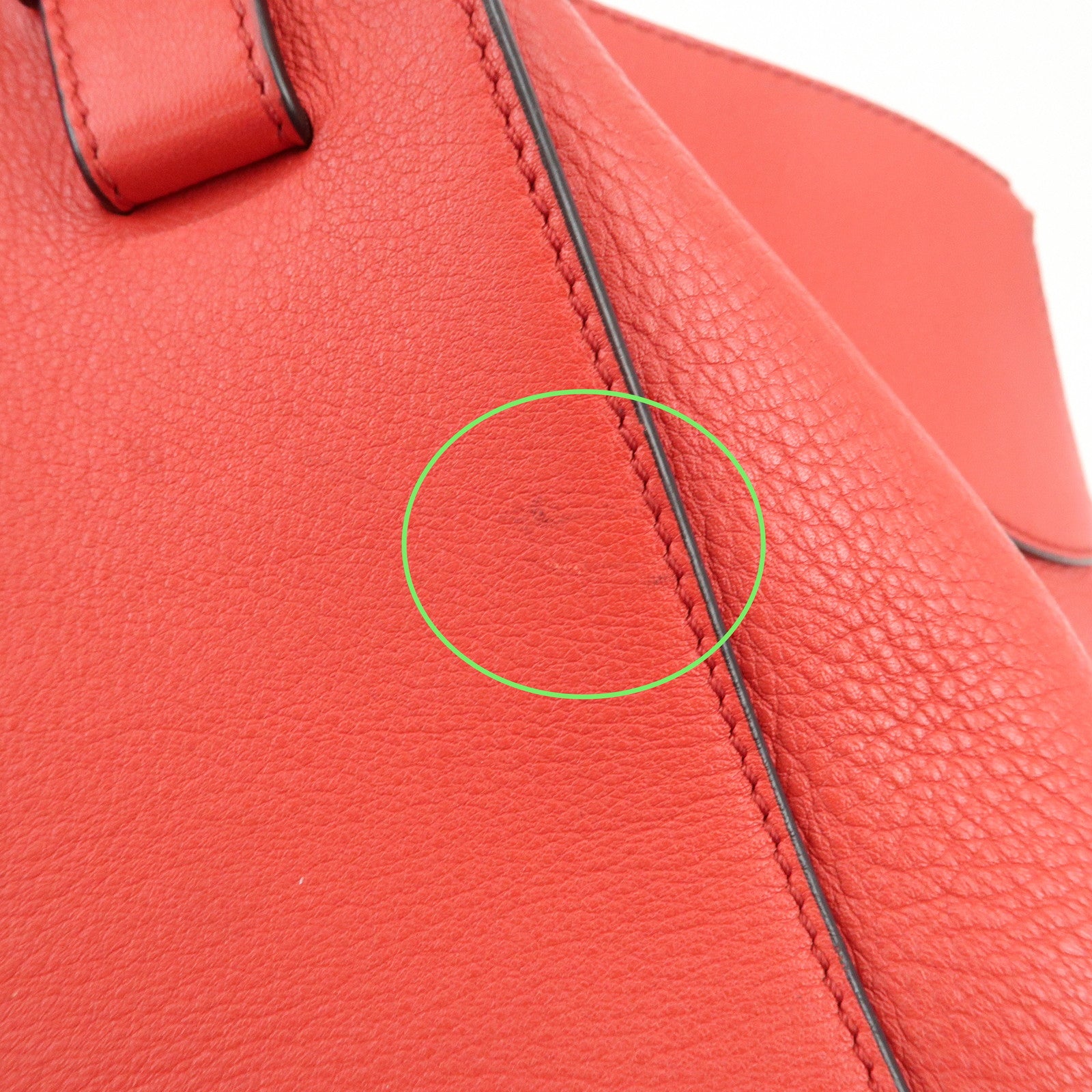 LOEWE Anagram Hammock Small Shoulder Bag Crossbody Bag Red 0011840