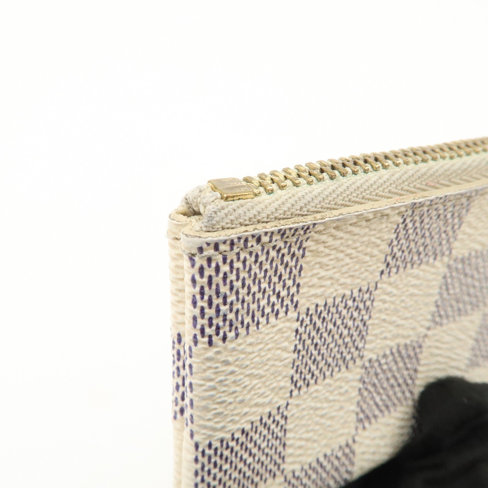 Louis Vuitton Damier Azur Pochette Cles Coin Case N62659