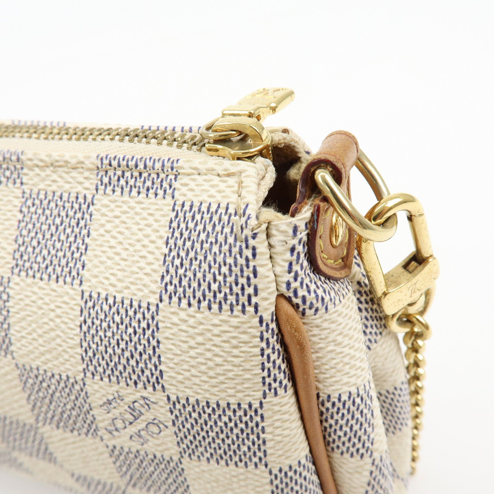 Louis Vuitton Damier Azur Eva 2Way Bag Hand Bag Shoulder Bag N55214