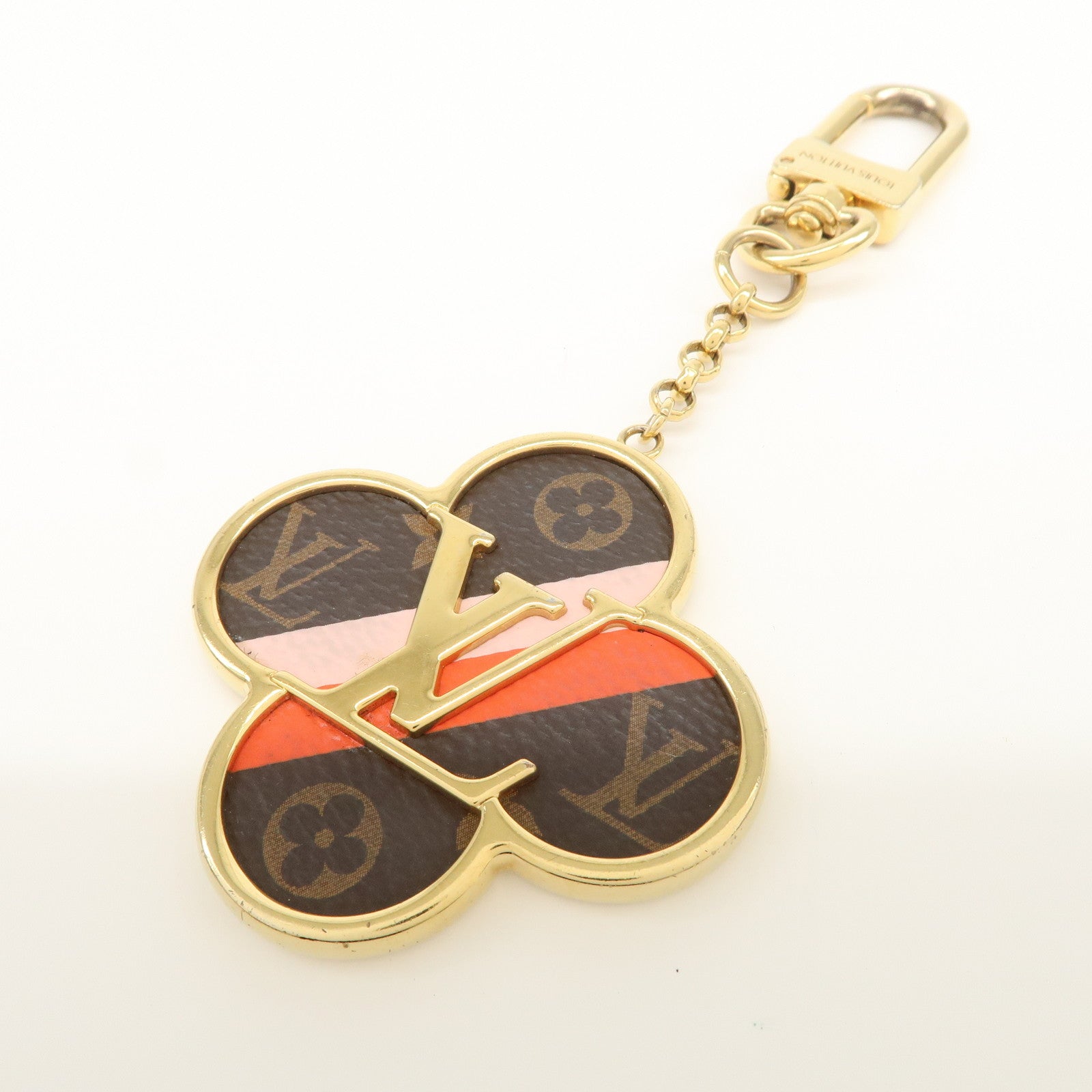 Louis Vuitton Monogram Porte Cles Into The Flower Key Chain M37356