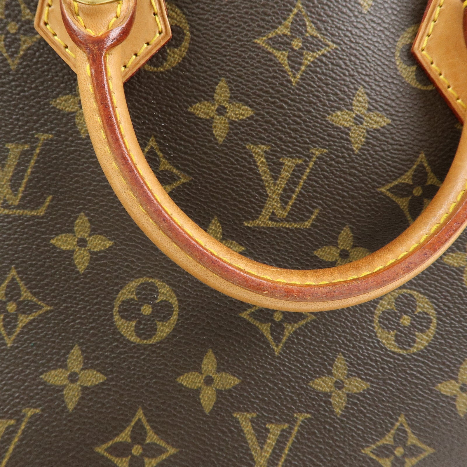 Louis Vuitton Monogram Alma Hand Bag Brown M51130