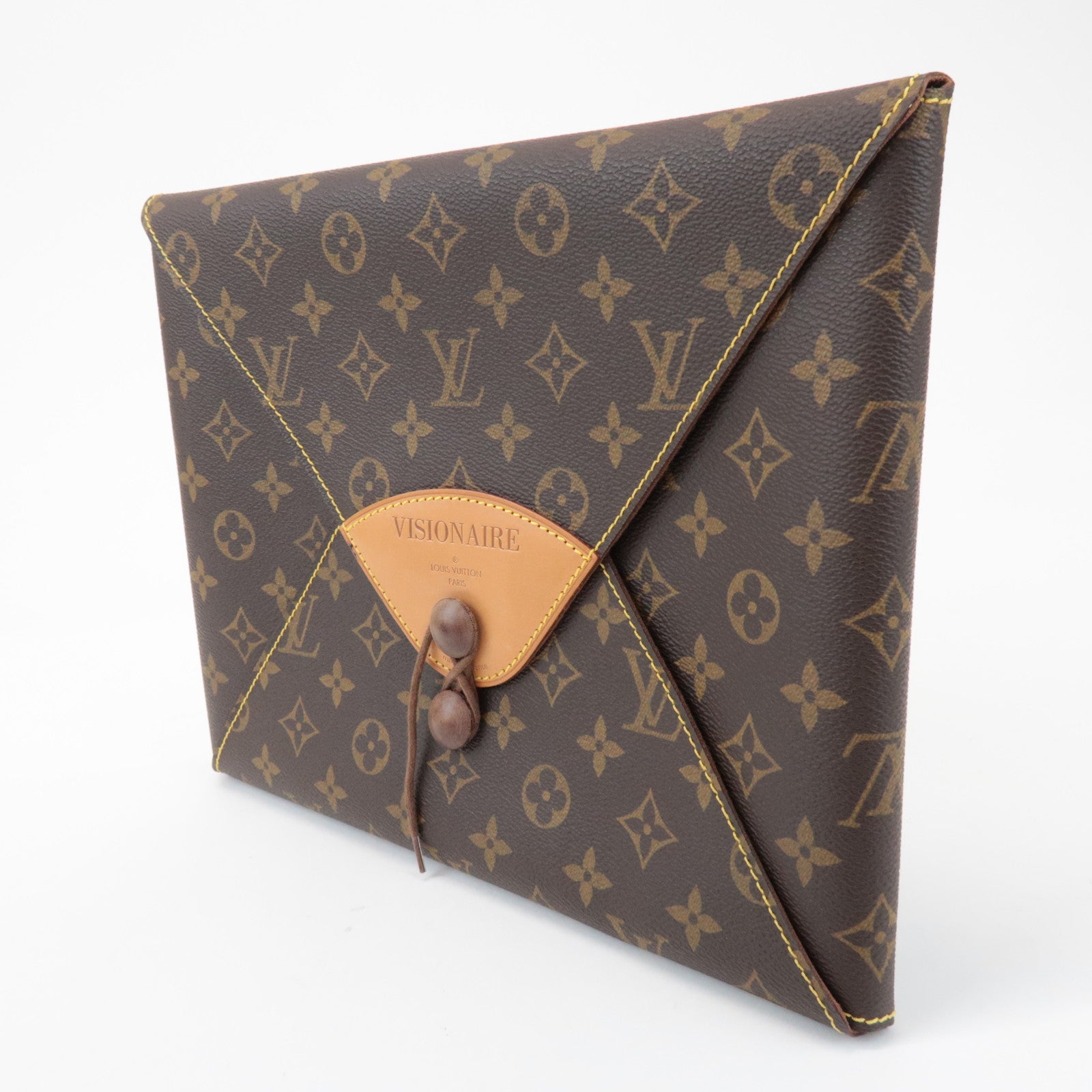 Louis Vuitton Monogram Visionaire Clutch Bag 100th Anniv. M99045