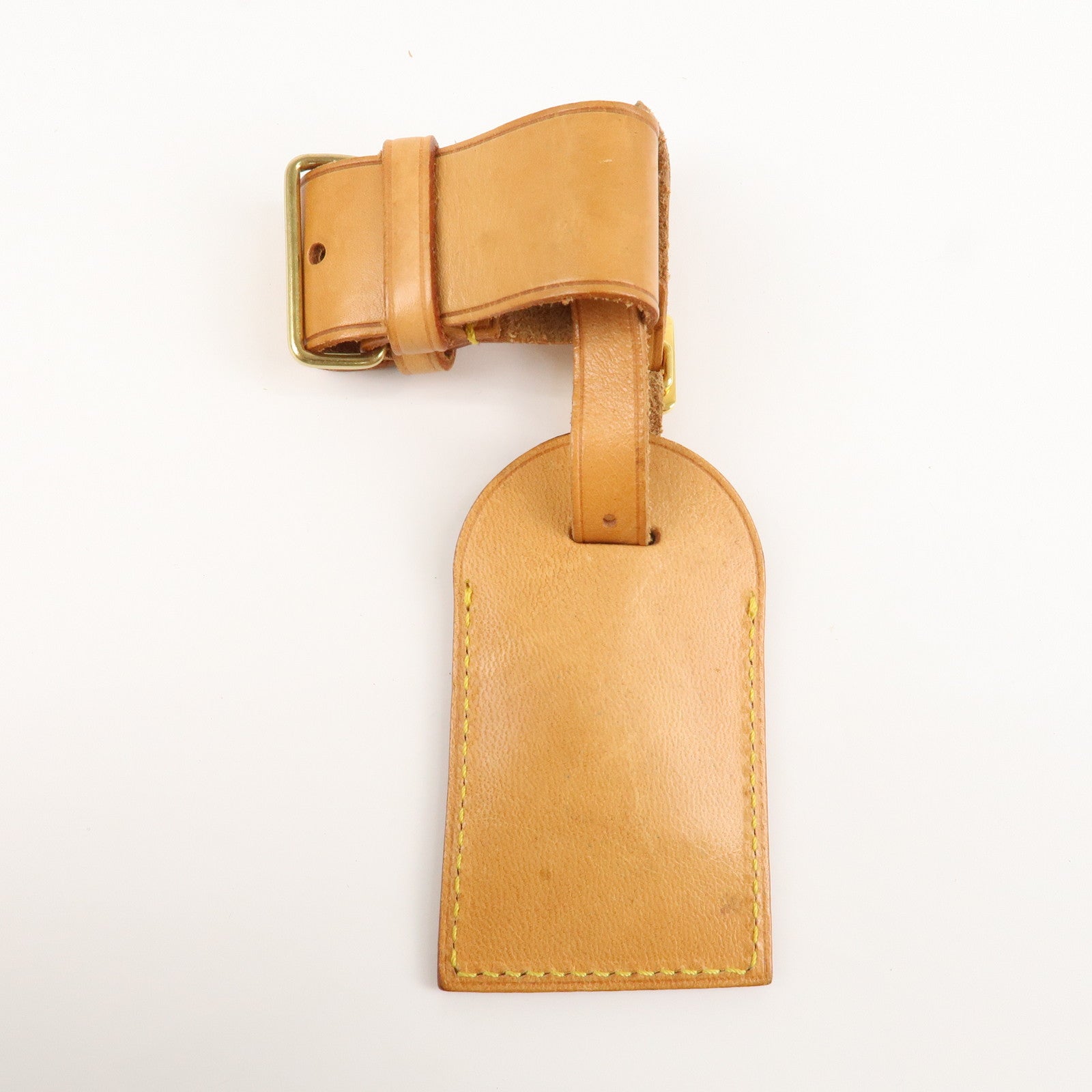 Louis Vuitton Set of 10 Nume Leather Name Tag & Poignet Natural Beige Used