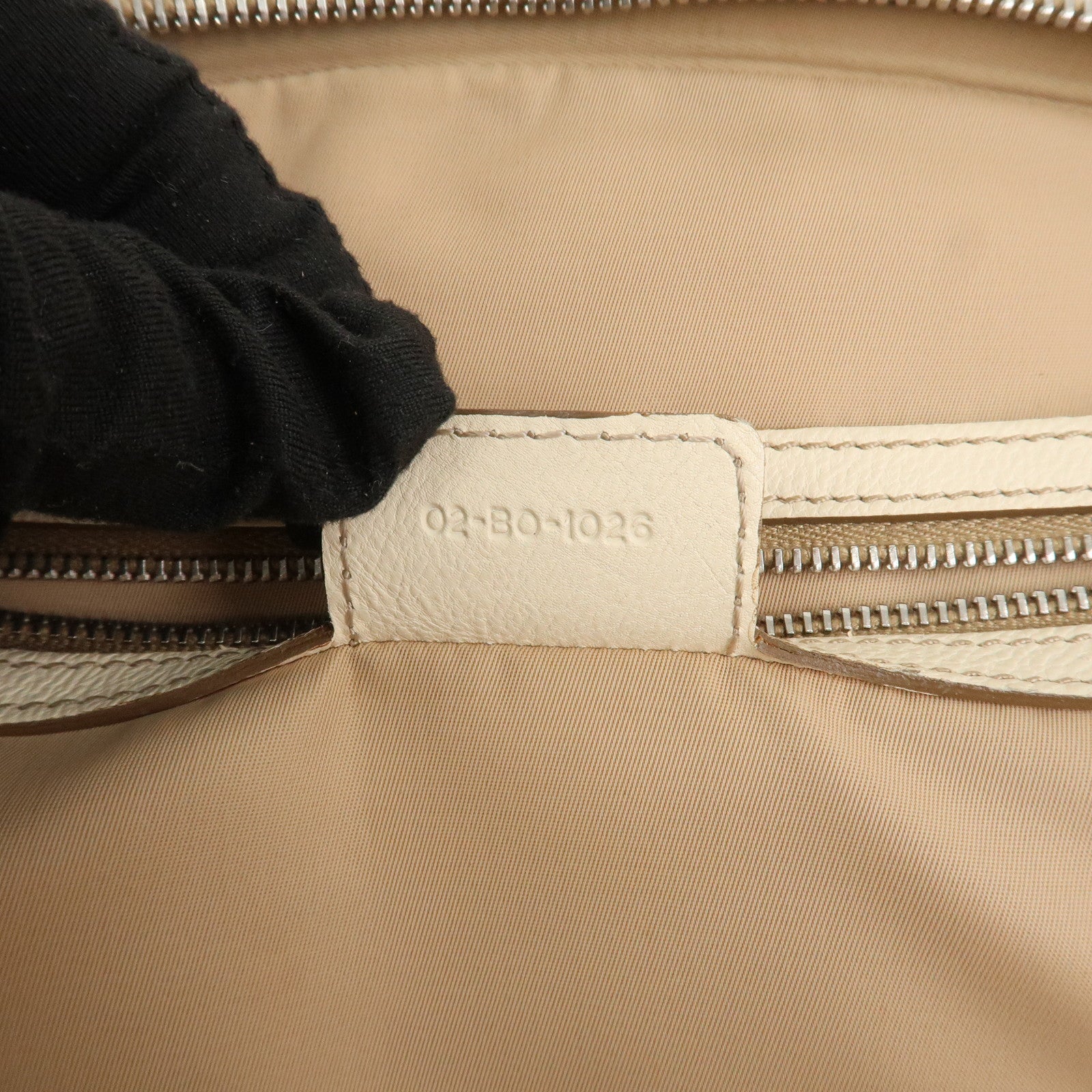 Christian Dior Trotter Canvas Leather Hand Bag Shoulder Bag Brown