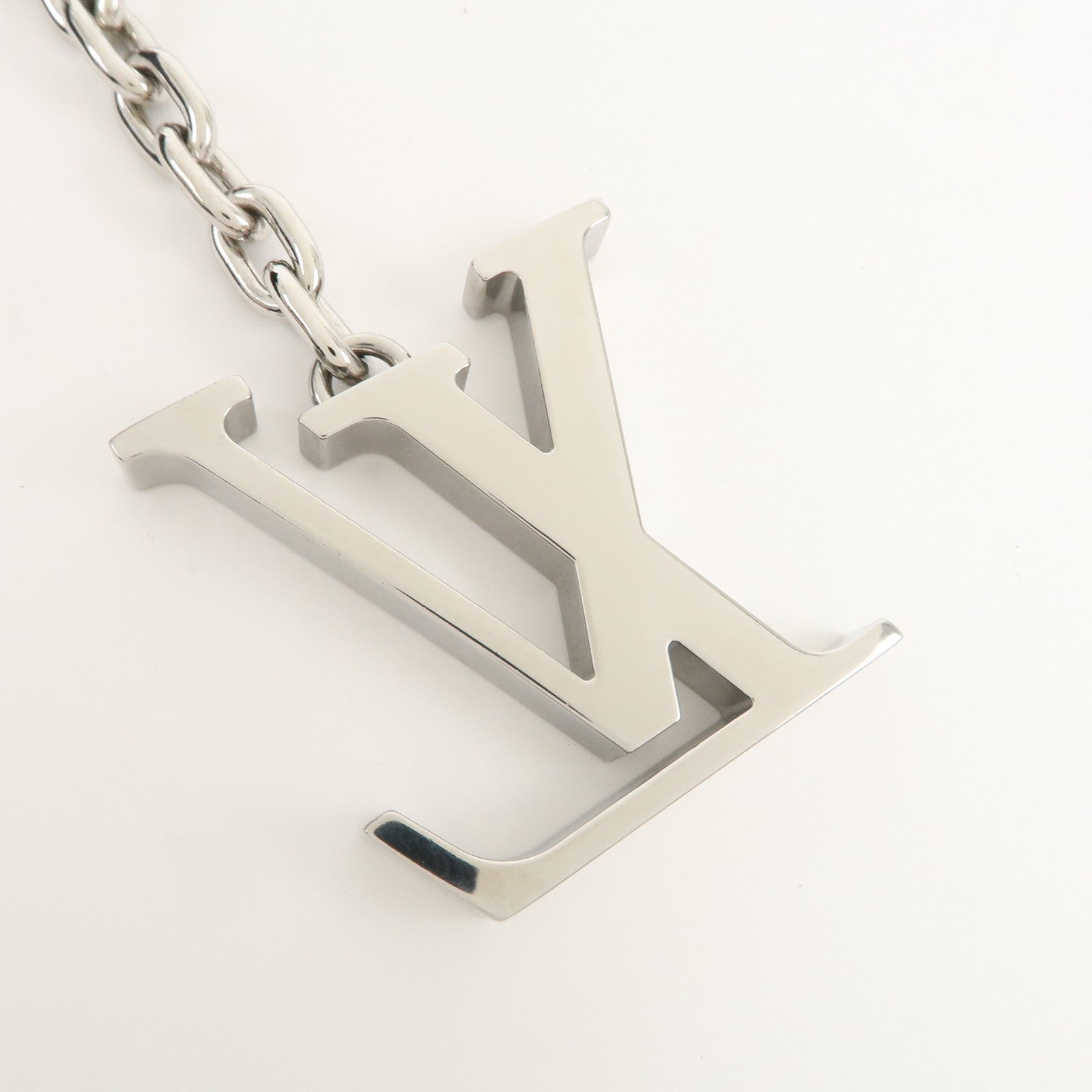 Louis Vuitton Monogram Porte Cles LV Initials Key Ring M01192