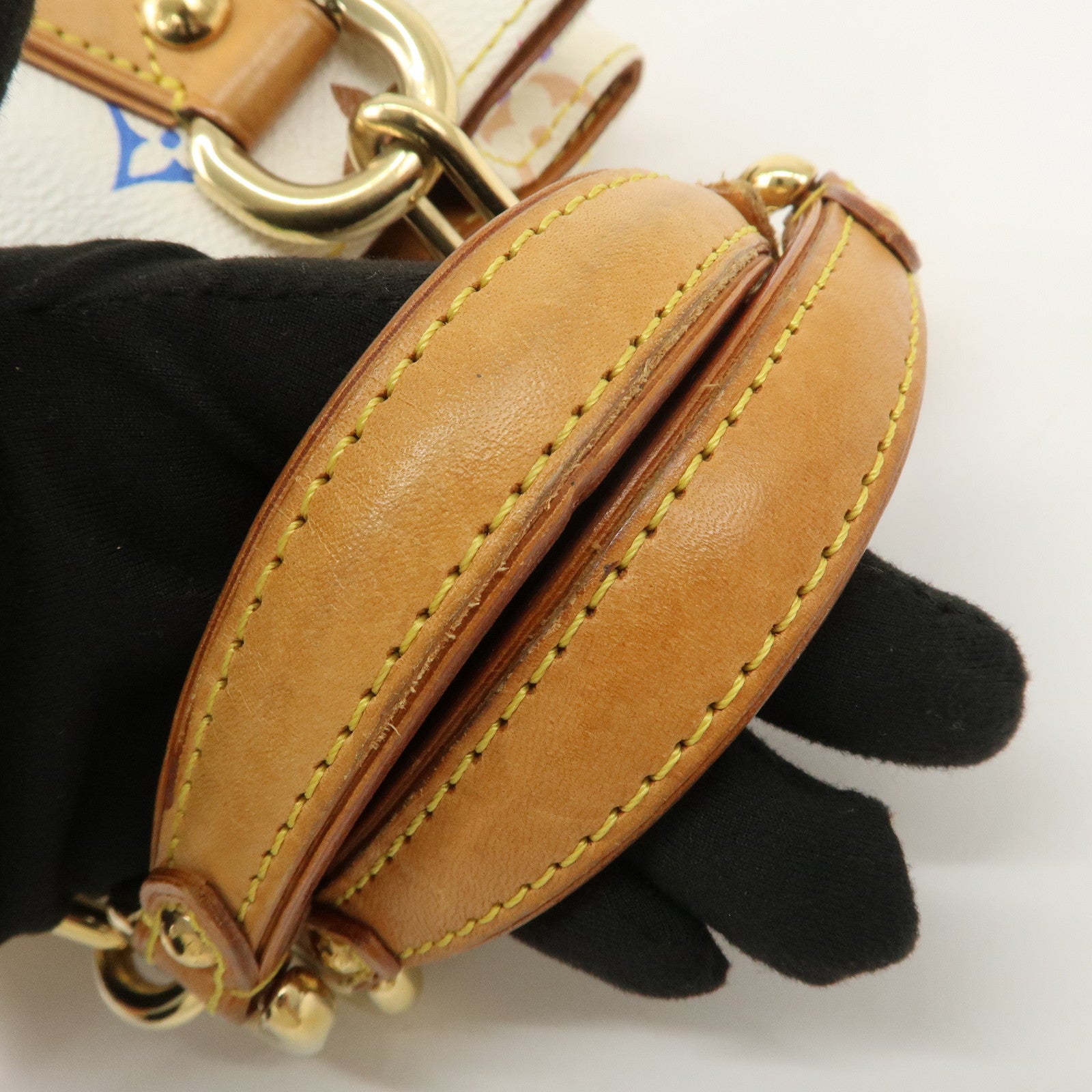 Louis Vuitton Monogram Multicolor Audra Hand Bag Blanc M40047