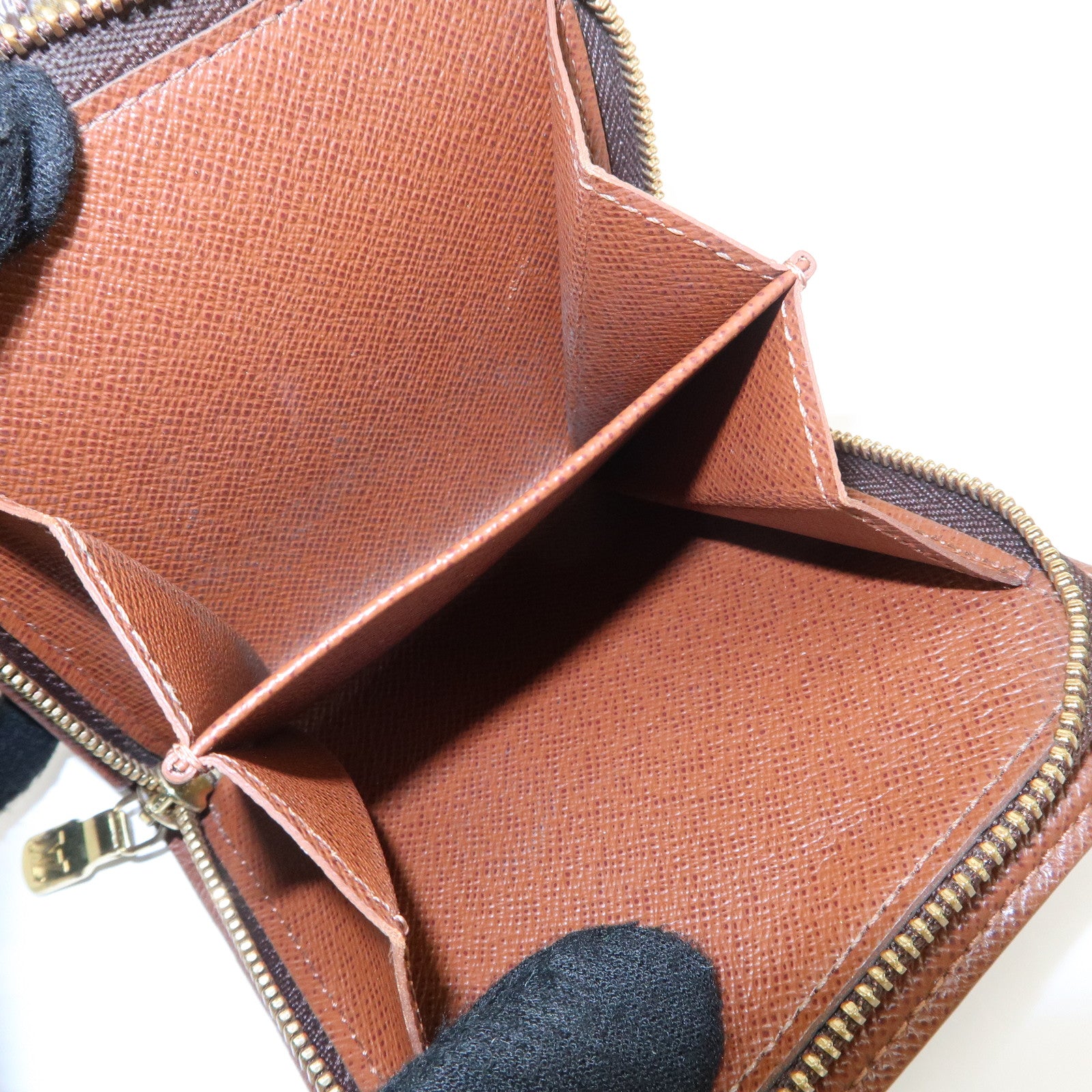 Louis Vuitton Louis Monogram Compact Small Zippy Wallet M61667 Used