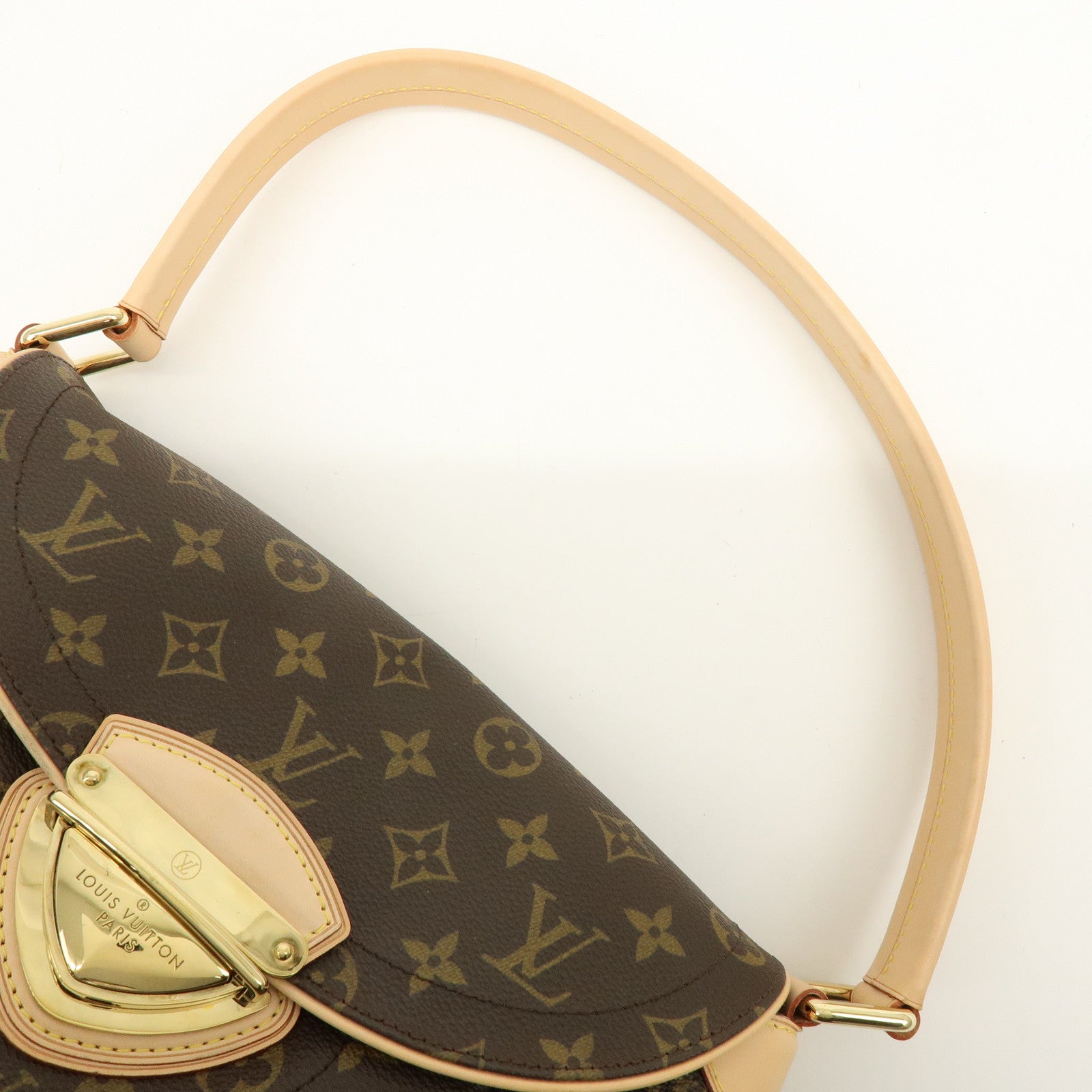 Louis Vuitton Monogram Beverly MM Shoulder Bag Brown M40121