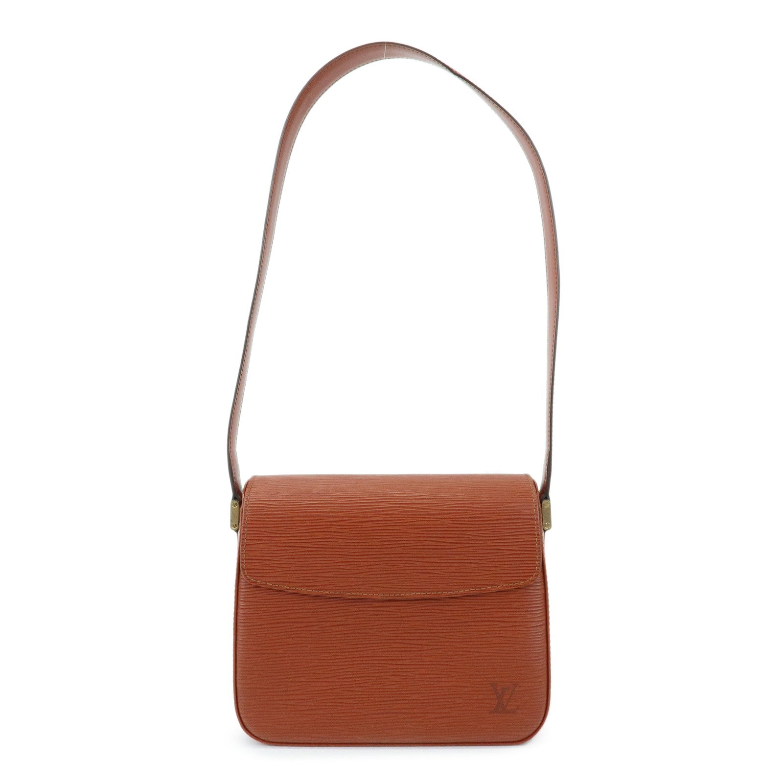 Louis Vuitton Epi Leather Buci Shoulder Bag Kenya Brown M52203