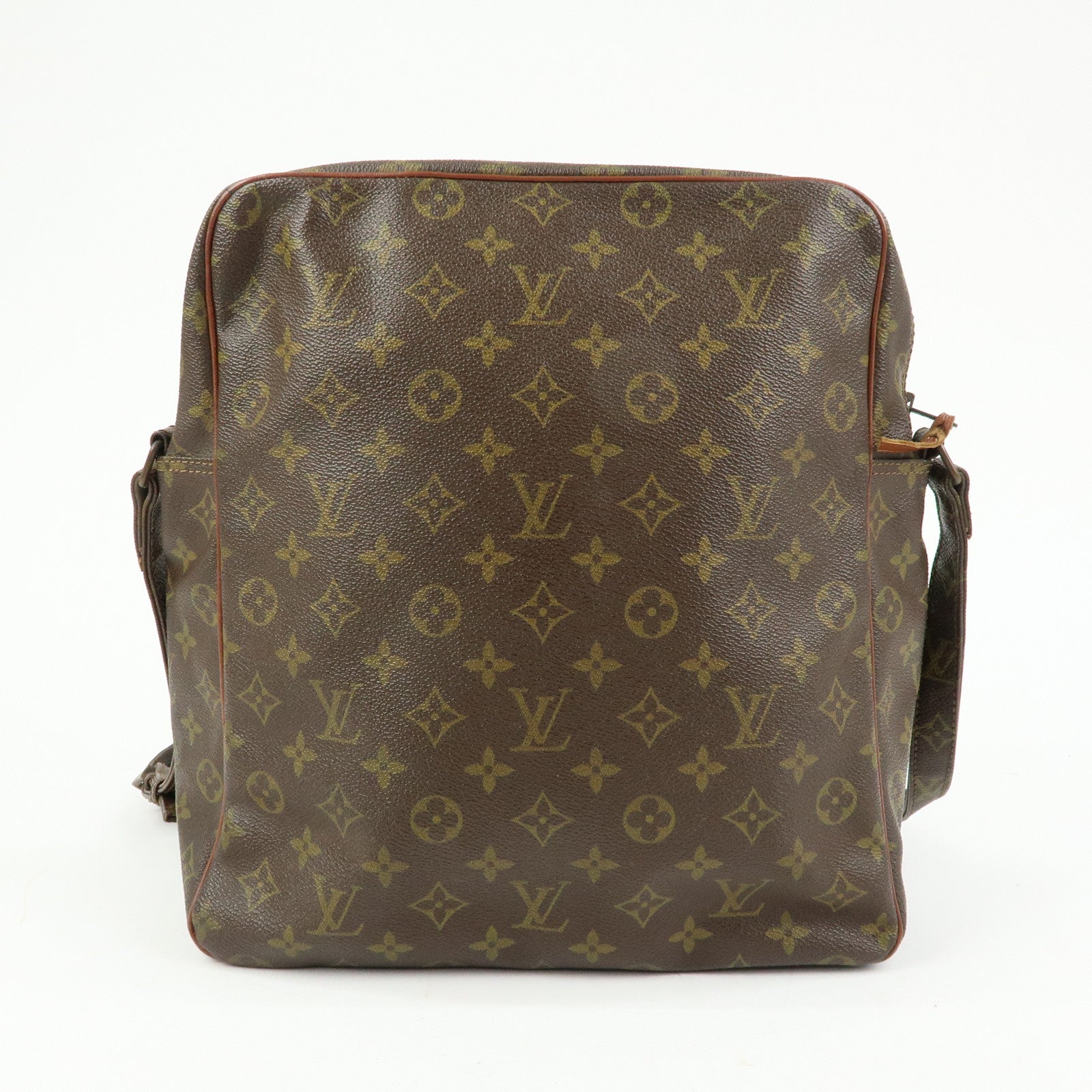Louis Vuitton Monogram Canvas Leather Shoulder Bag Crossbody Bag