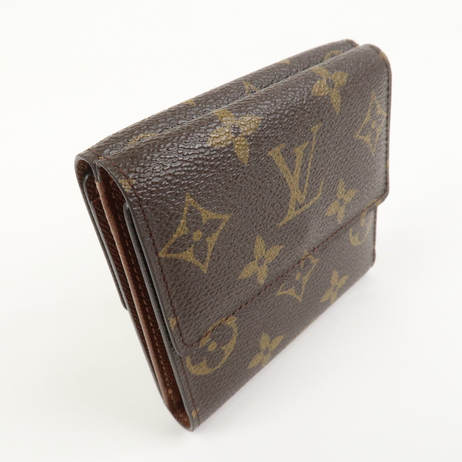 Louis Vuitton Monogram Portefeuille Elise Canvas Wallet M61654