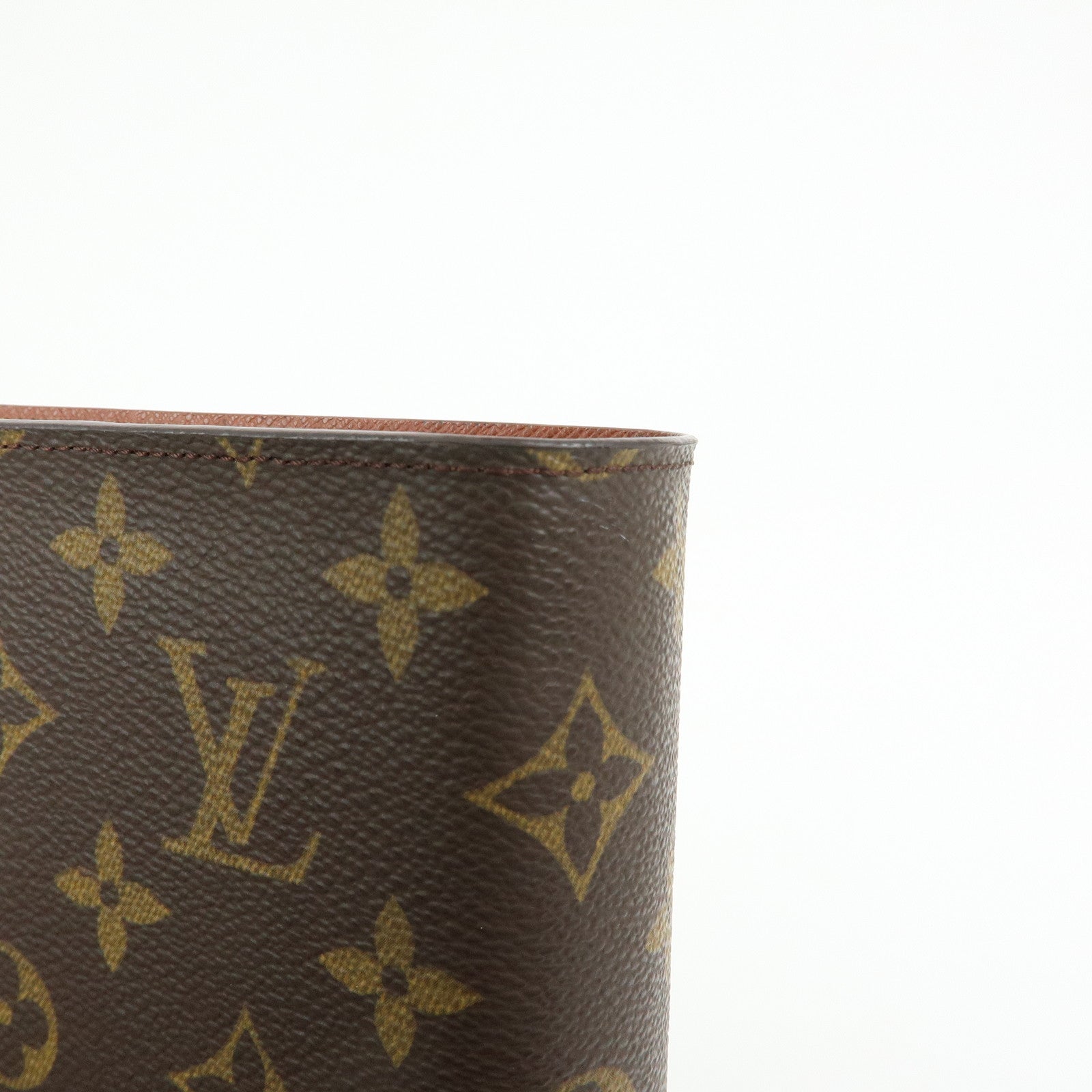 Louis Vuitton Monogram Agenda GM Planner Cover Brown R20106
