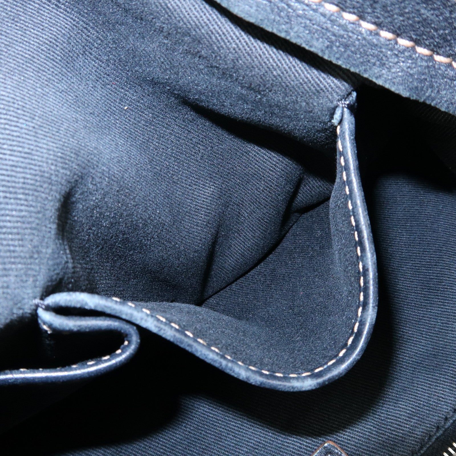 CELINE Macadam Canvas Leather Shoulder Bag Crossbody Bag Black