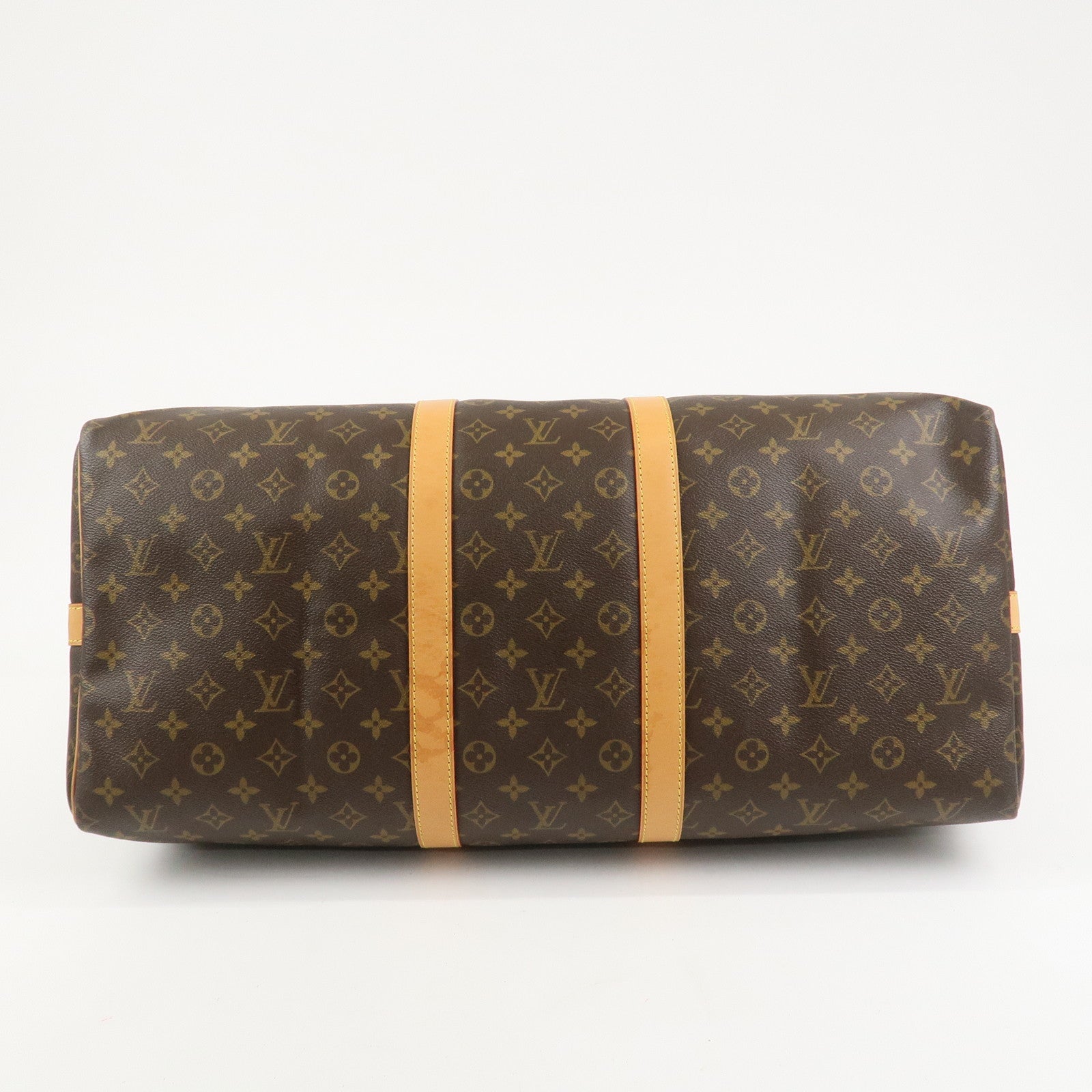 Louis Vuitton Monogram Keep All Bandouliere 55 Boston Bag M41414