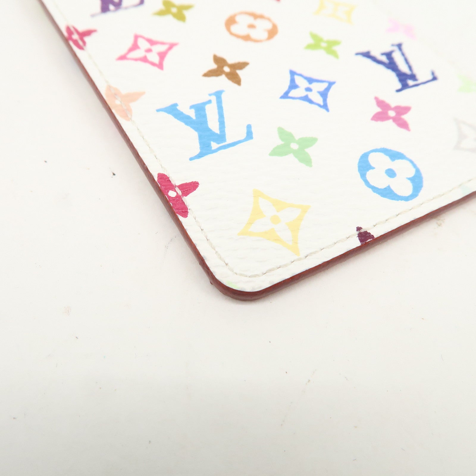 Louis Vuitton Monogram Etui Miroir Multicolor Blanc M92651