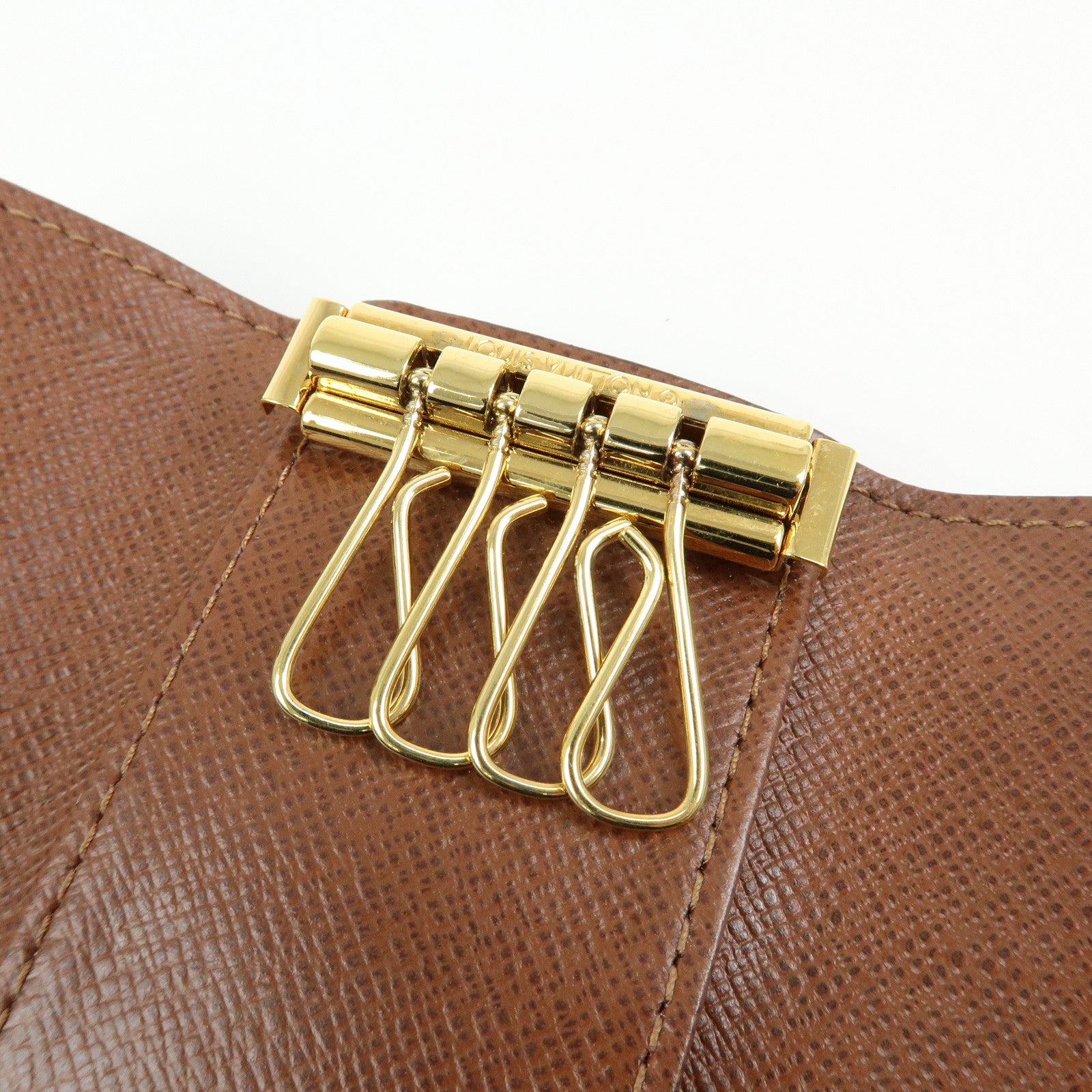 Louis Vuitton Monogram Multicles 4 Key Case Key Holder Brown M69517