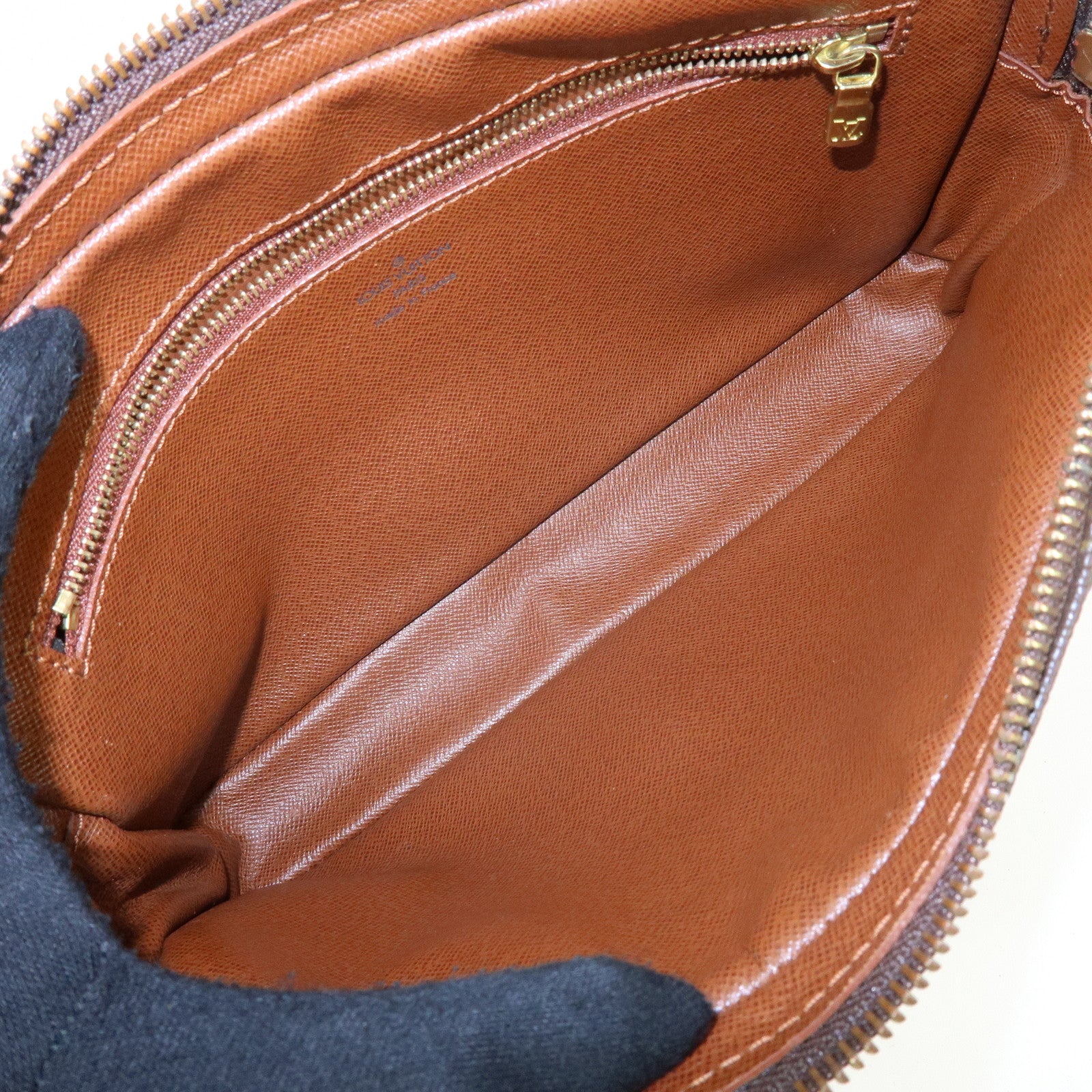 Louis Vuitton Monogram Marly Dragonne GM Clutch Bag Brown M51825