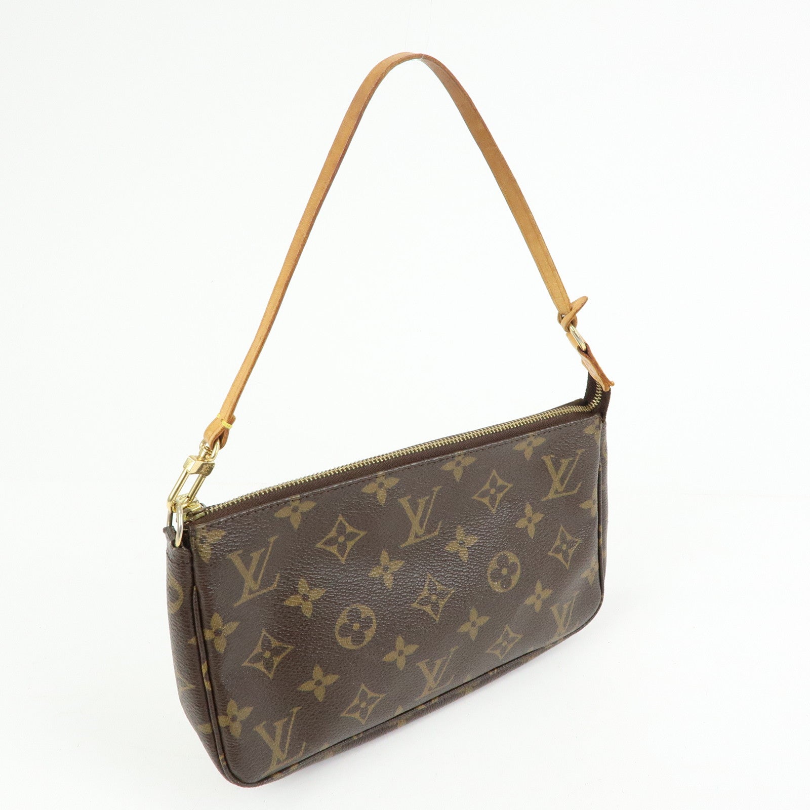 Louis Vuitton Monogram Pochette Accessoires Pouch Hand Bag M51980