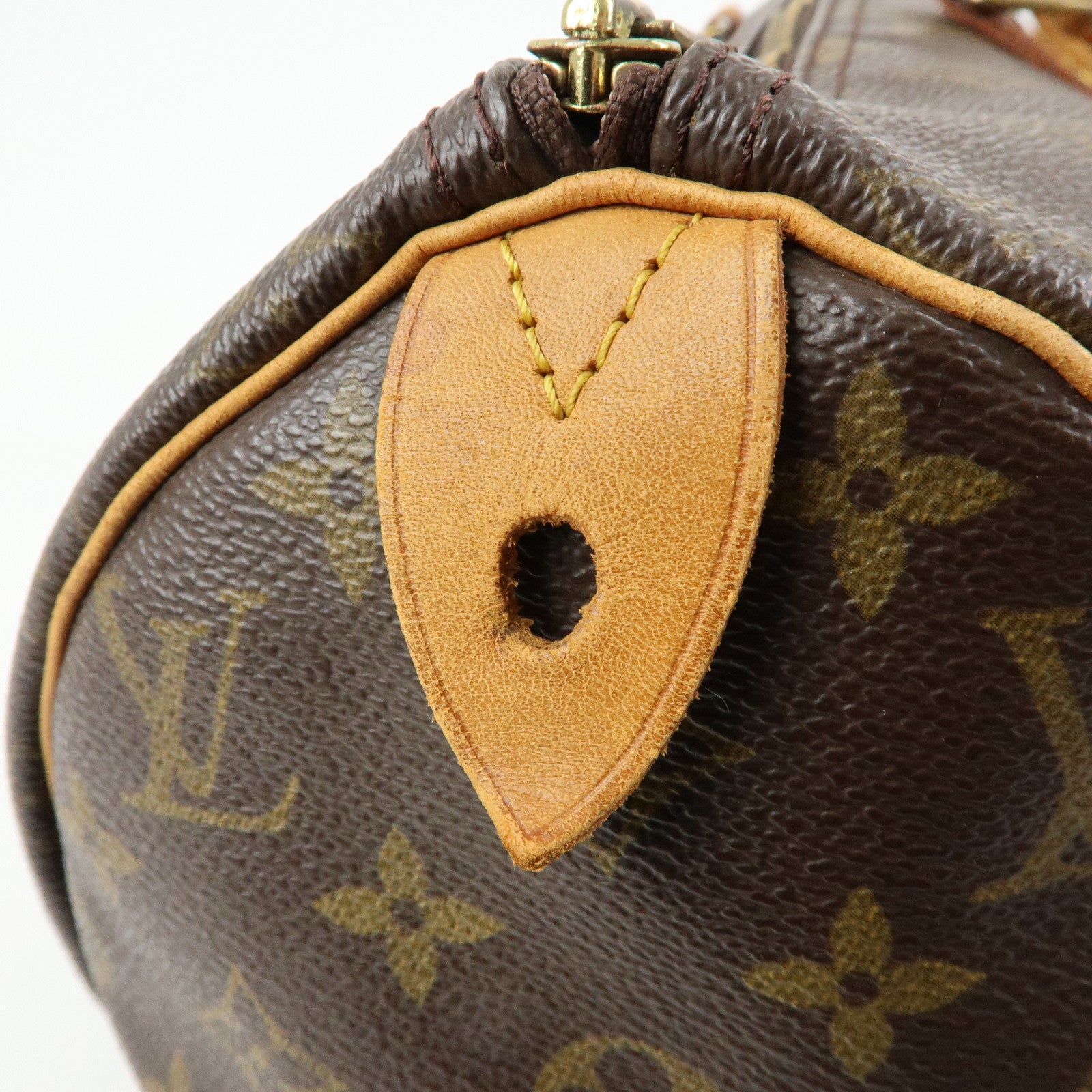 Louis Vuitton Monogram Speedy 40 Hand Bag Boston Bag Brown M41522