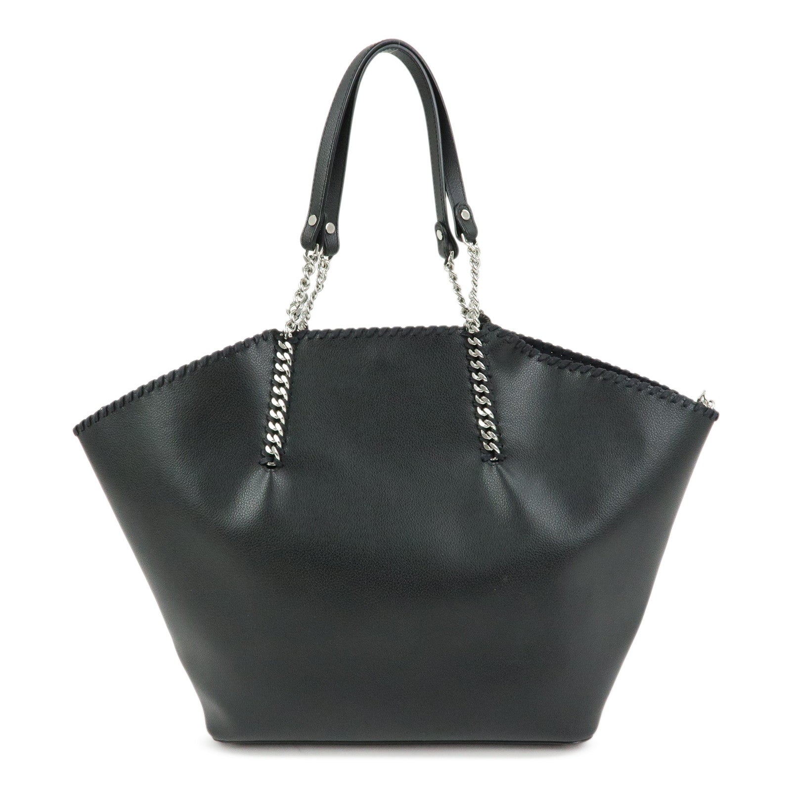STELLA MCCARTNEY Faux Leather MIRUM®Re-Edition Tote Bag Black