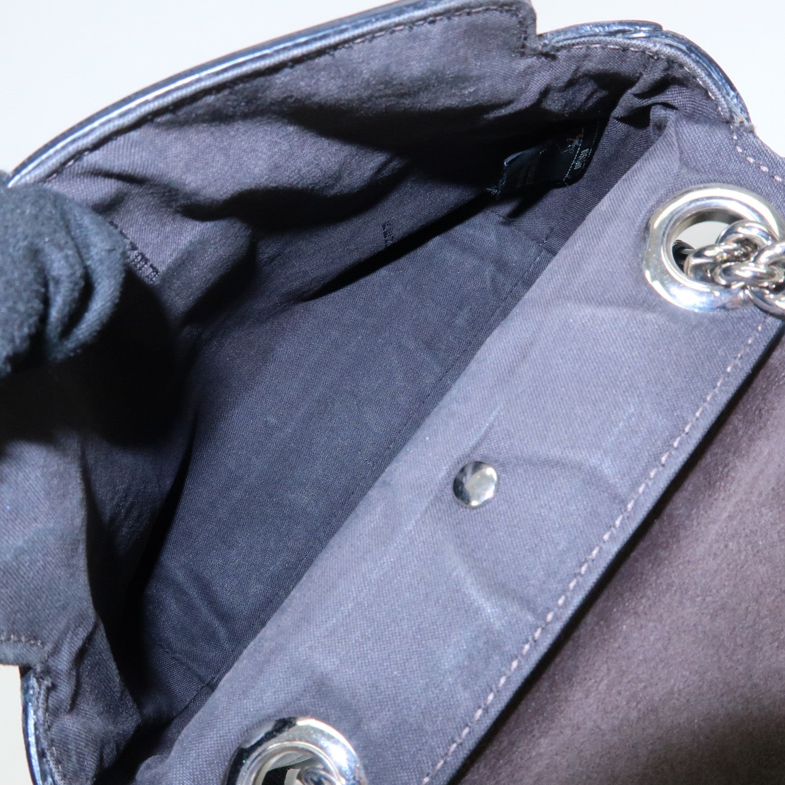 FENDI Bag to School Leather 2Way Bag Hand Bag Shoulder Bag Black